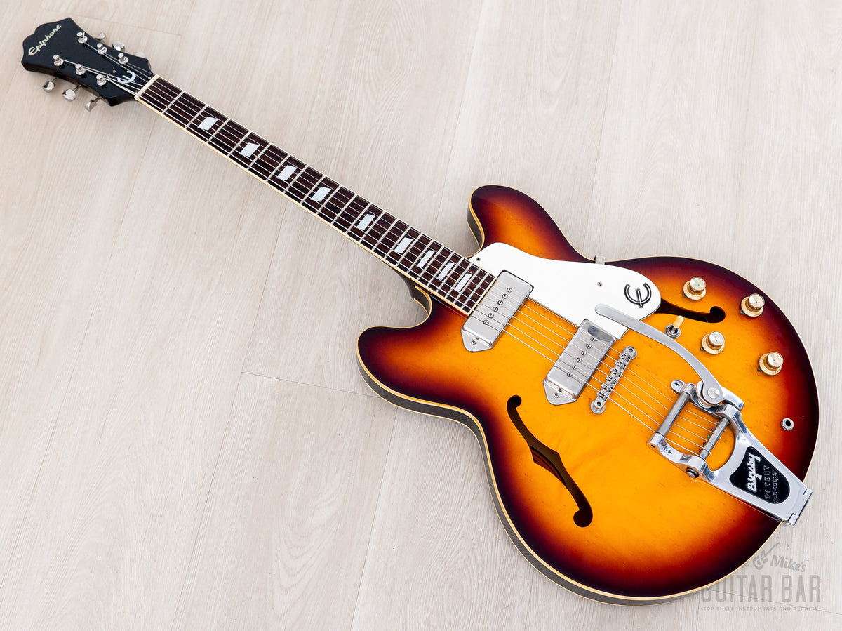 1993 Epiphone Casino, front, angled