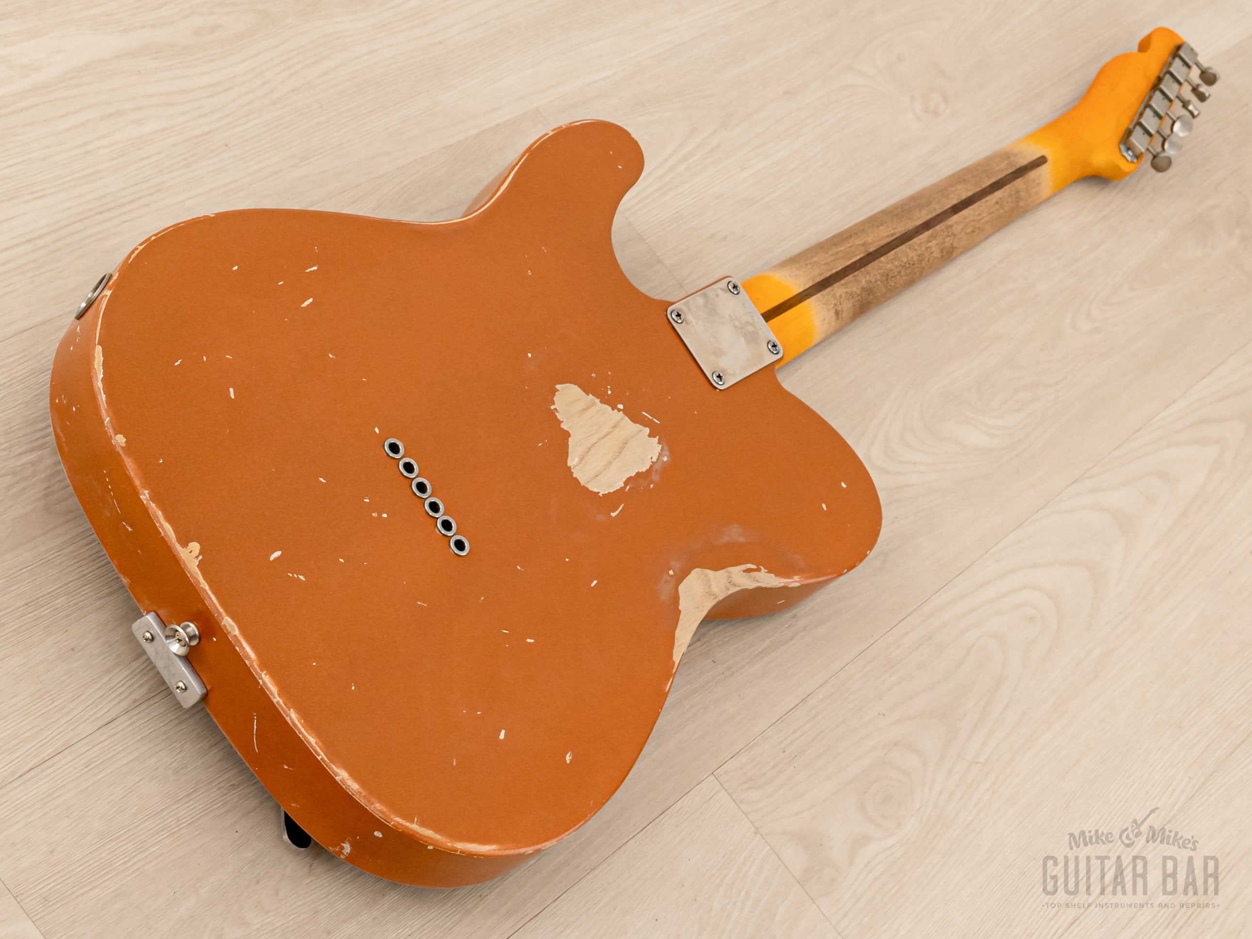Telecaster Partscaster MJT Relic Copper Lacquer w/ Fender Licensed Neck, Lollar, Bigsby B16 & Case