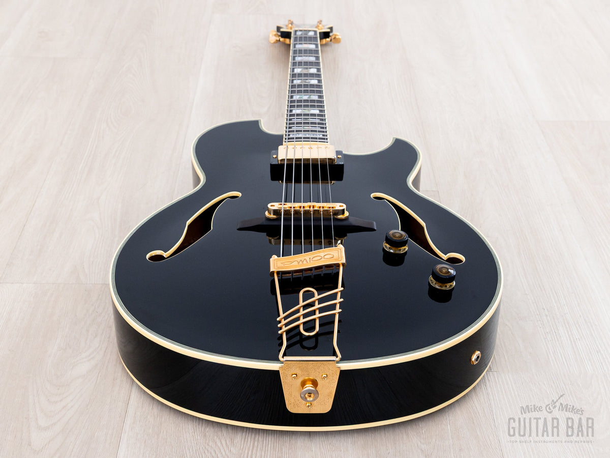Ibanez PM100 front view from lower bout