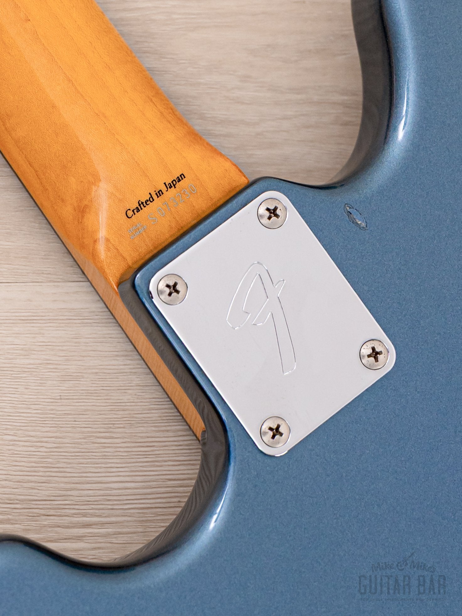2008 Fender Mustang '73 Vintage Reissue MG73-CO Competition Burgundy (Blue) + Headstock, Cobain-Spec, Japan CIJ