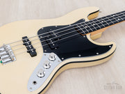2011 Fender Aerodyne Jazz Bass PJ Vintage White, PJ pickups and black pickguard