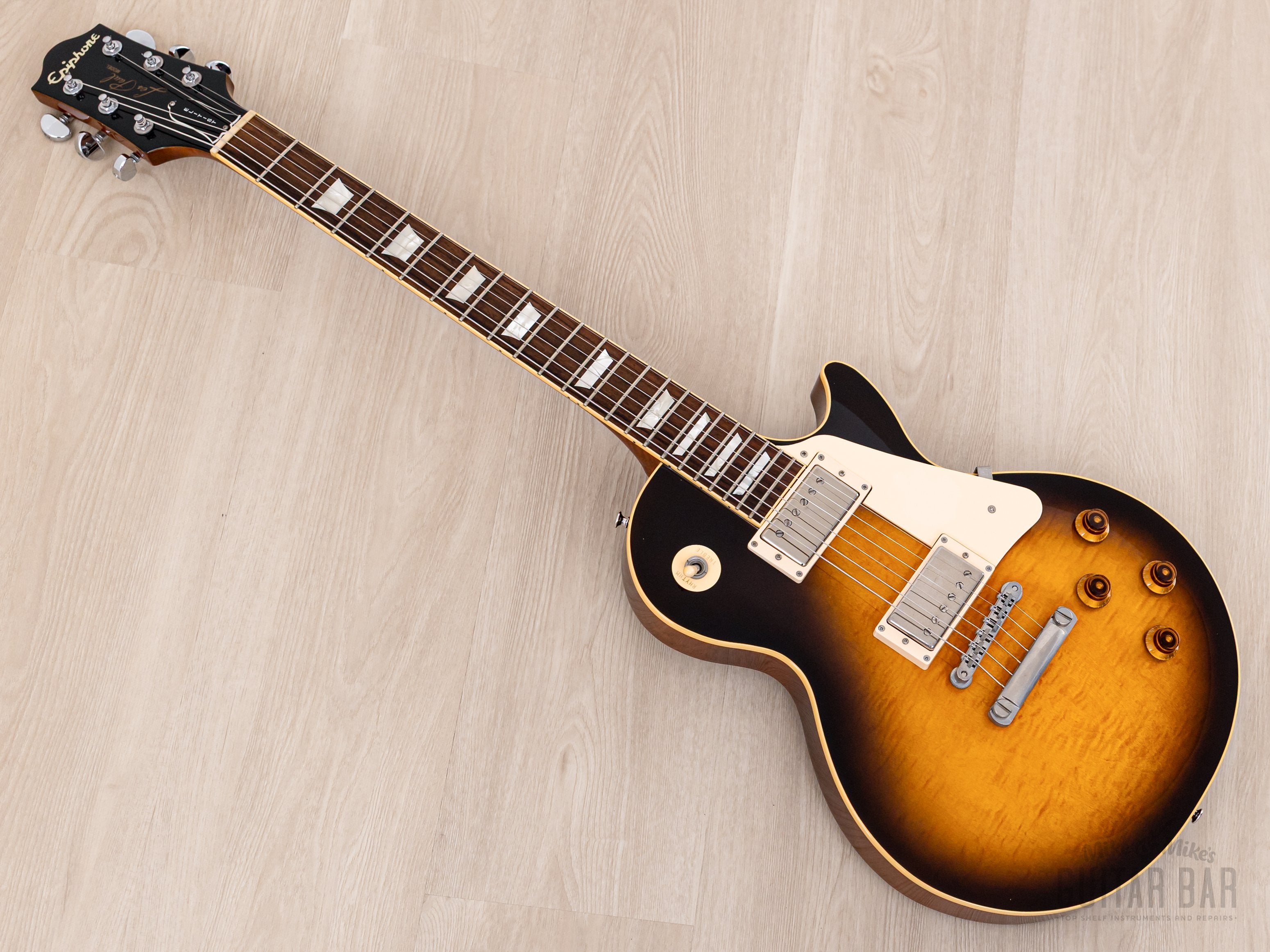 2008 Epiphone Elitist Les Paul Standard Plus Vintage Sunburst, Near-Mint w/ Gibson USA Pickups, Case, Hangtags