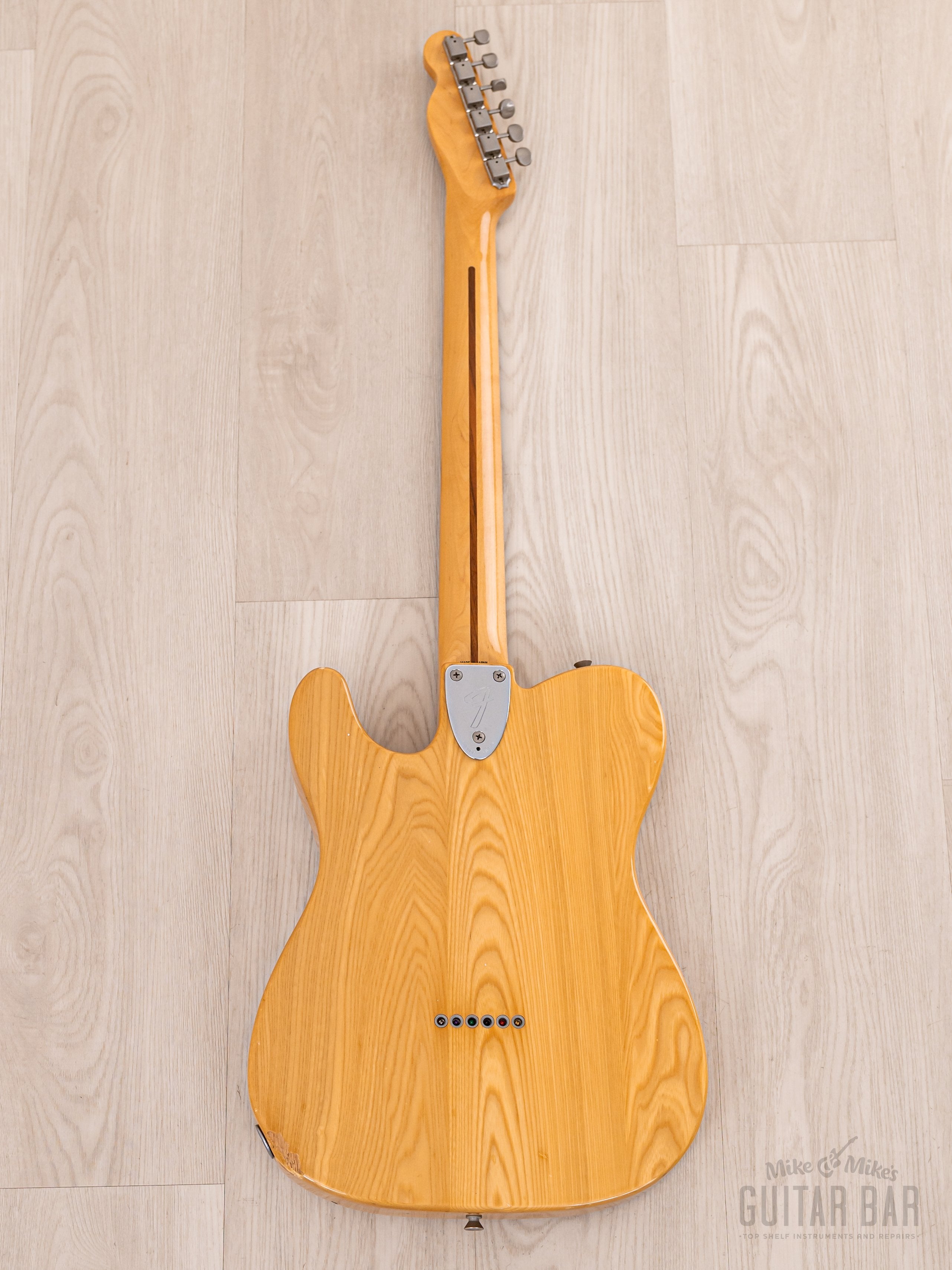 1995 Fender Telecaster Thinline ‘72 Vintage Reissue TN72-85 Natural Ash w/ Wide Range, Japan MIJ