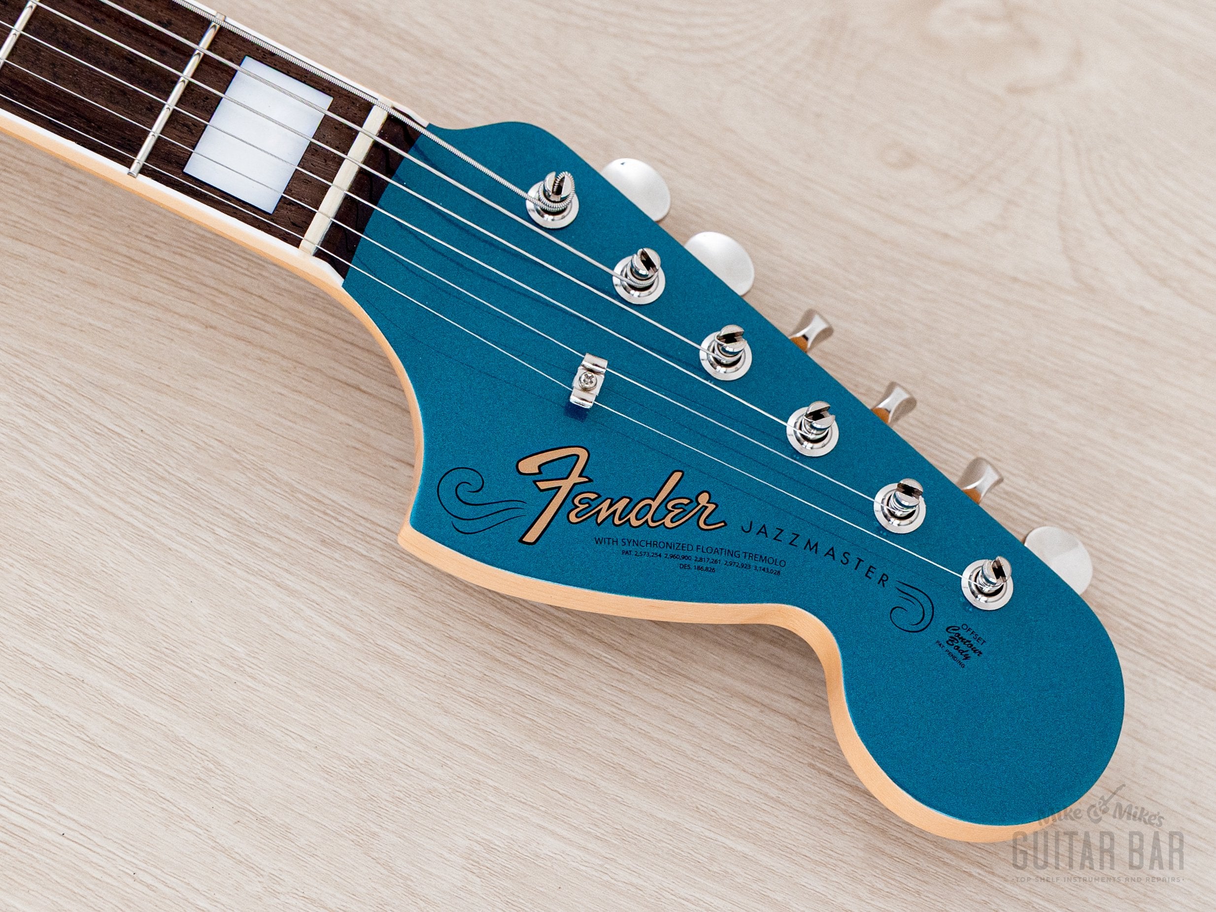 2025 Fender Traditional II Late '60s Jazzmaster Ocean Turquoise + Head