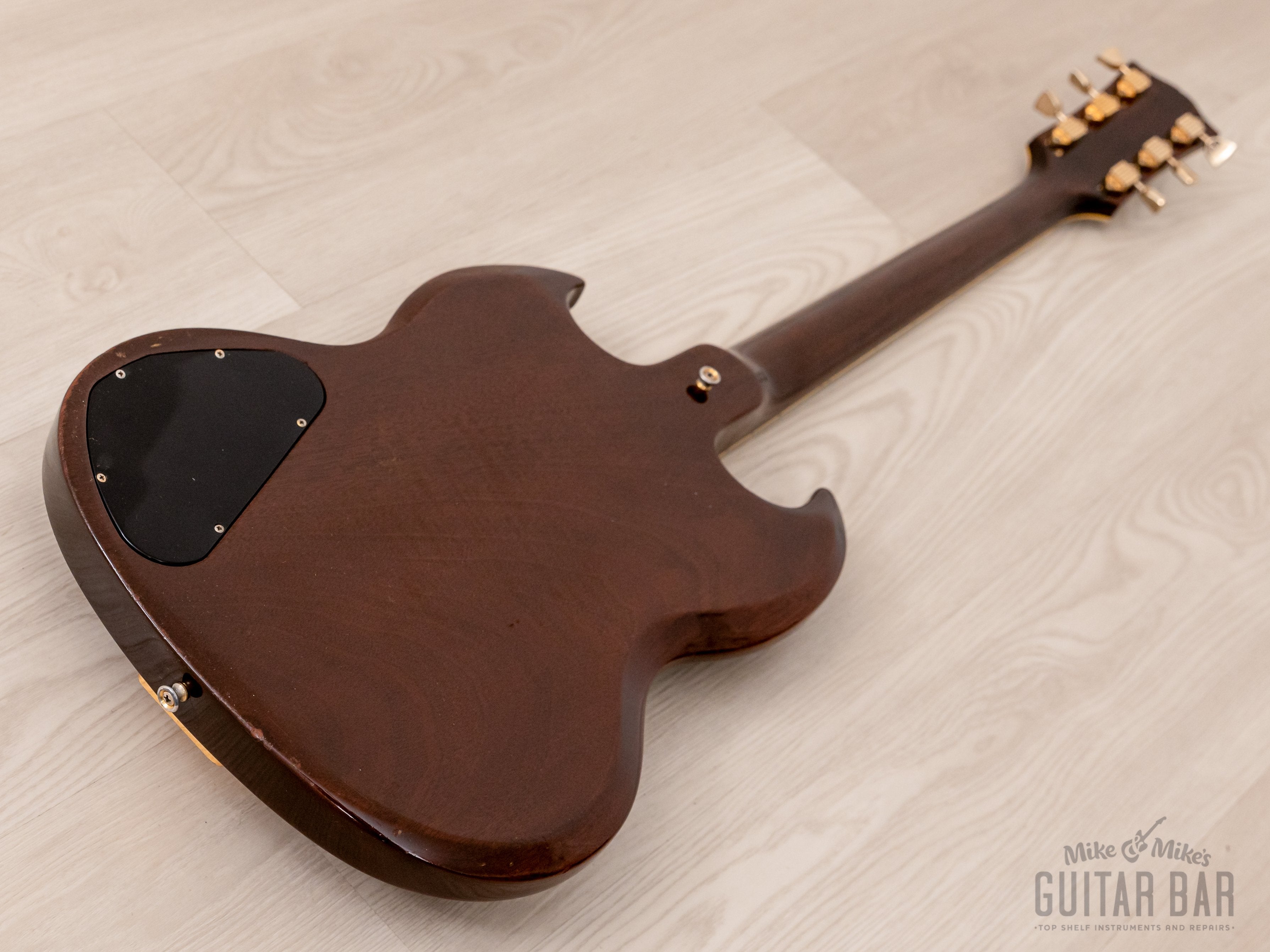 1969 Gibson SG Custom Vintage Guitar Walnut, 100% Original w/ Pat # T-Tops & Case, Jim Root-Owned