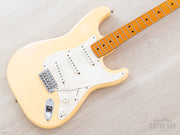 1984 Fender Fullerton '57 Stratocaster in Olympic White, angled front view