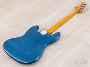 2005 Fender '62 Jazz Bass JB62 Lake Placid Blue, back angled view