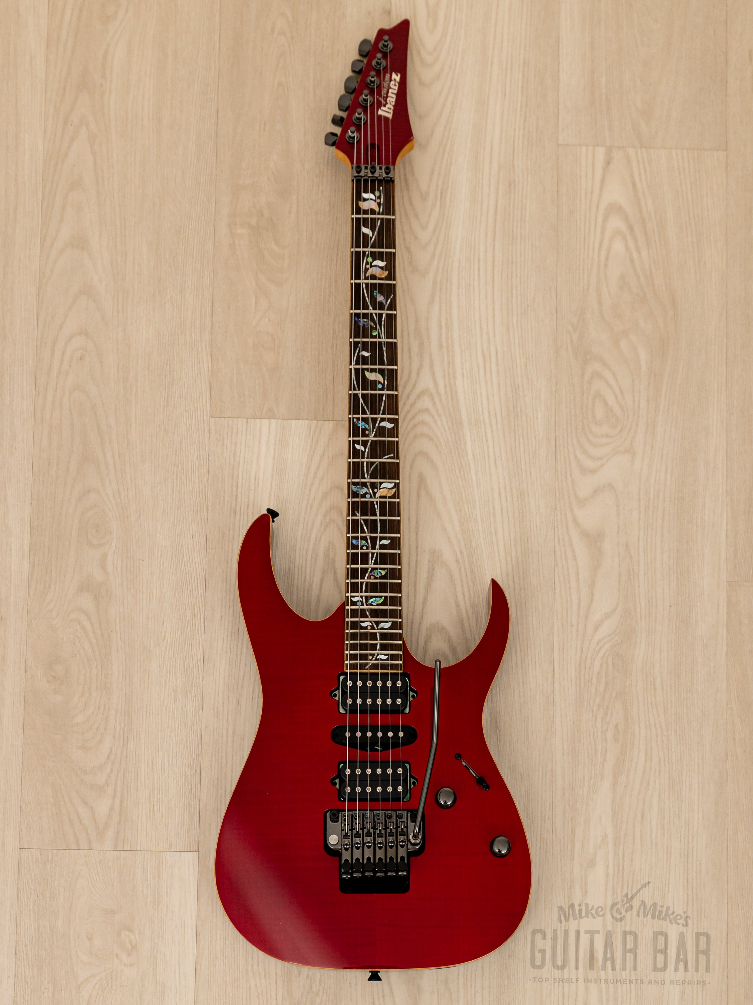 2008 Ibanez Limited Edition J Custom RG8470Z Red Spinel, Near-Mint w/ COA, Case