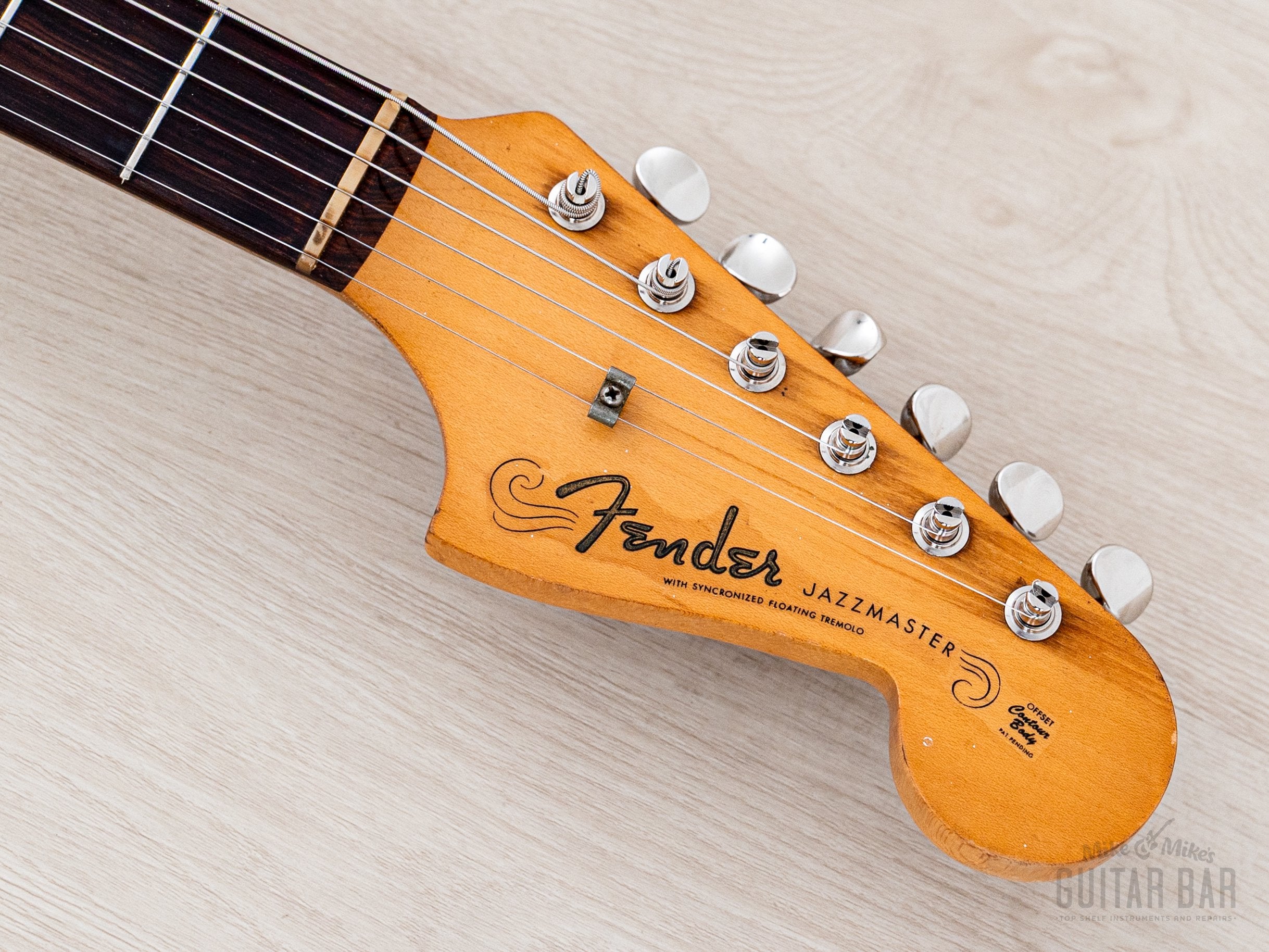 1960 Fender Jazzmaster Pre-CBS Slab Board Vintage Offset Guitar Blonde