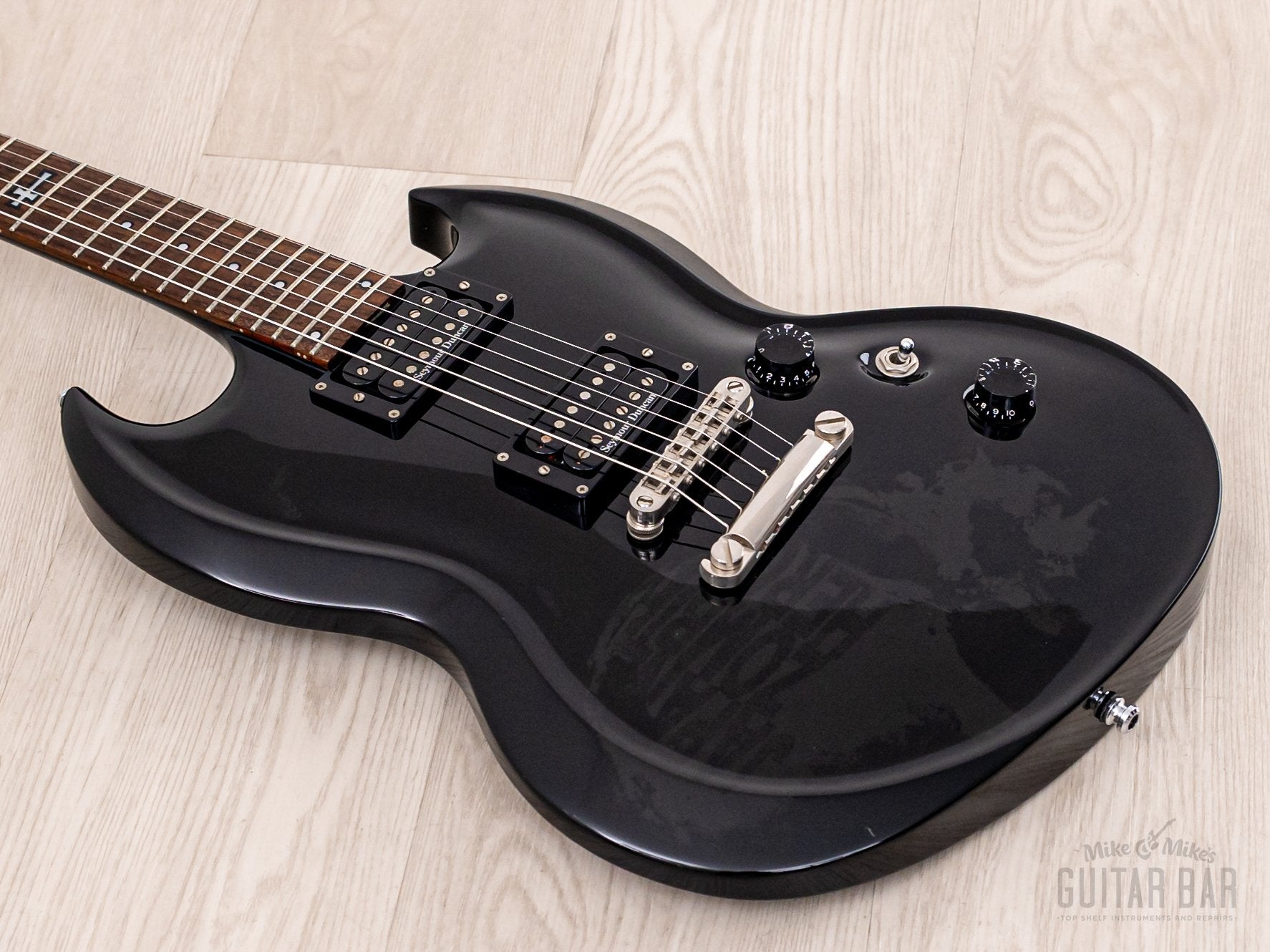 2008 Edwards by ESP E-K-130VP SG Black w/ Seymour Duncan & Hangtags, Japan