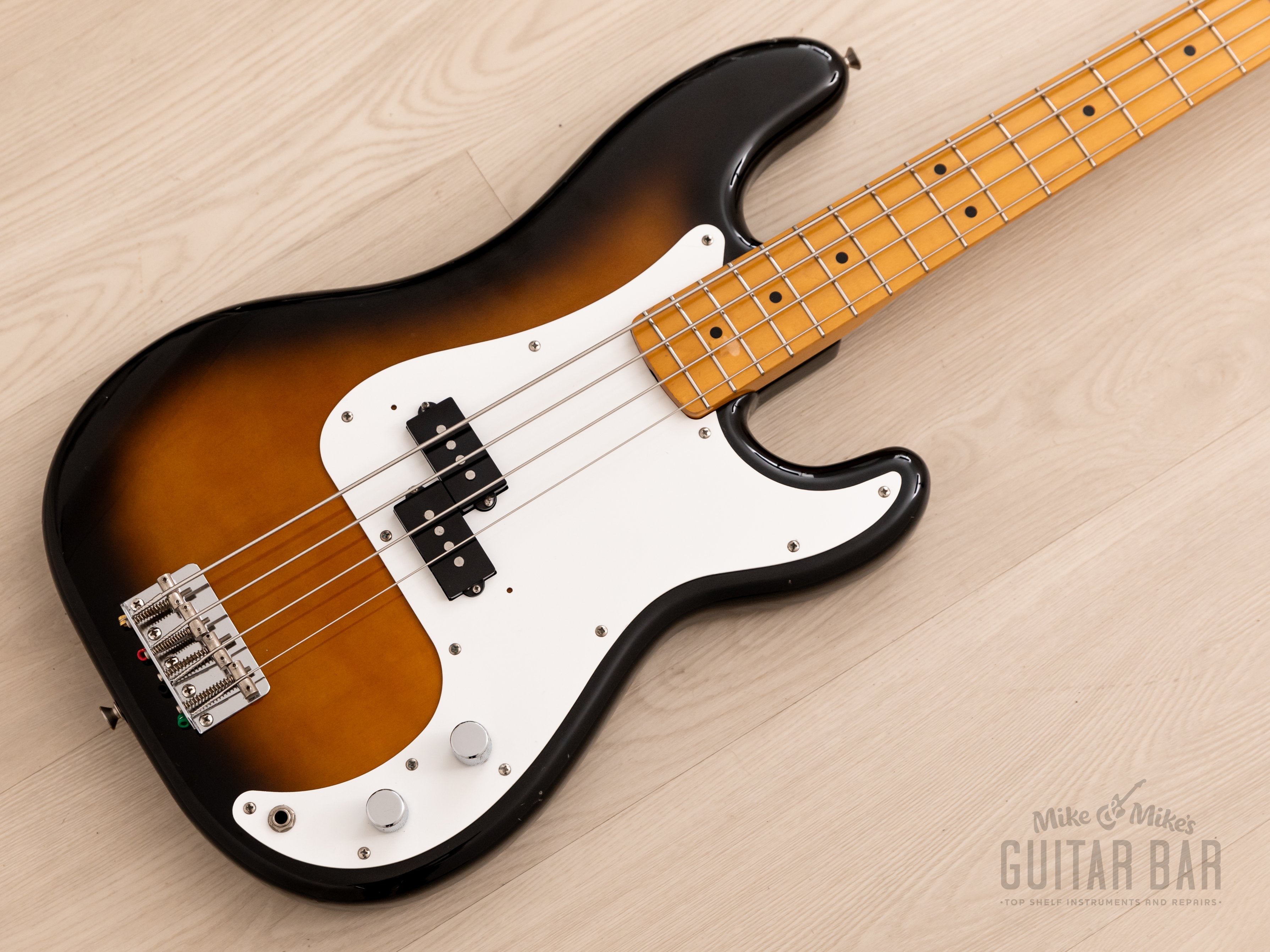 1989 Fender Precision Bass ‘57 Vintage Reissue PB57-500 Sunburst, Japan MIJ  Fujigen