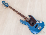 2005 Fender '62 Jazz Bass JB62 Lake Placid Blue, front diagonal view