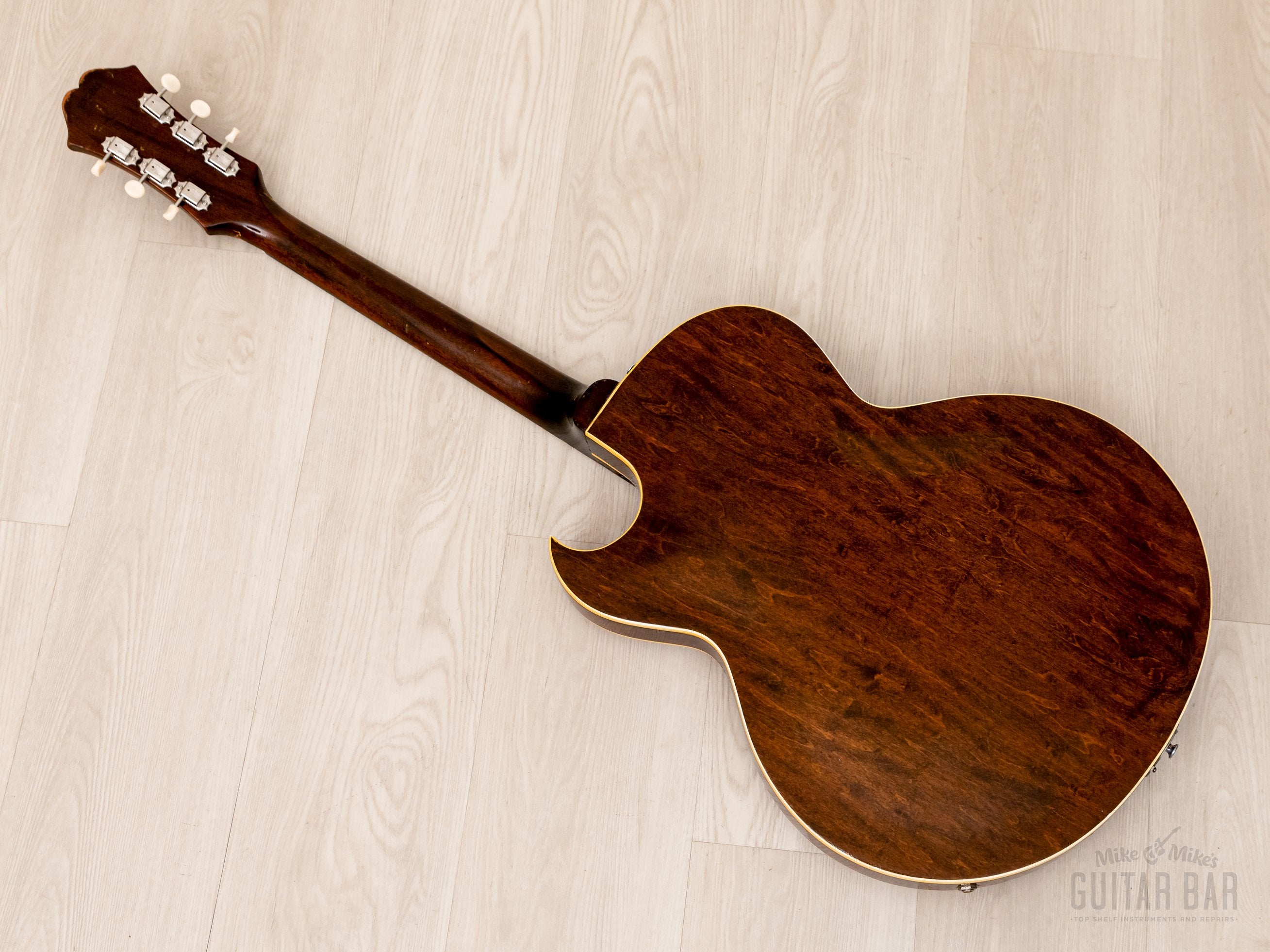 1964 Epiphone Sorrento E452T Vintage Hollowbody Guitar Sunburst w/ PAF Mini Hum & T Top, Case