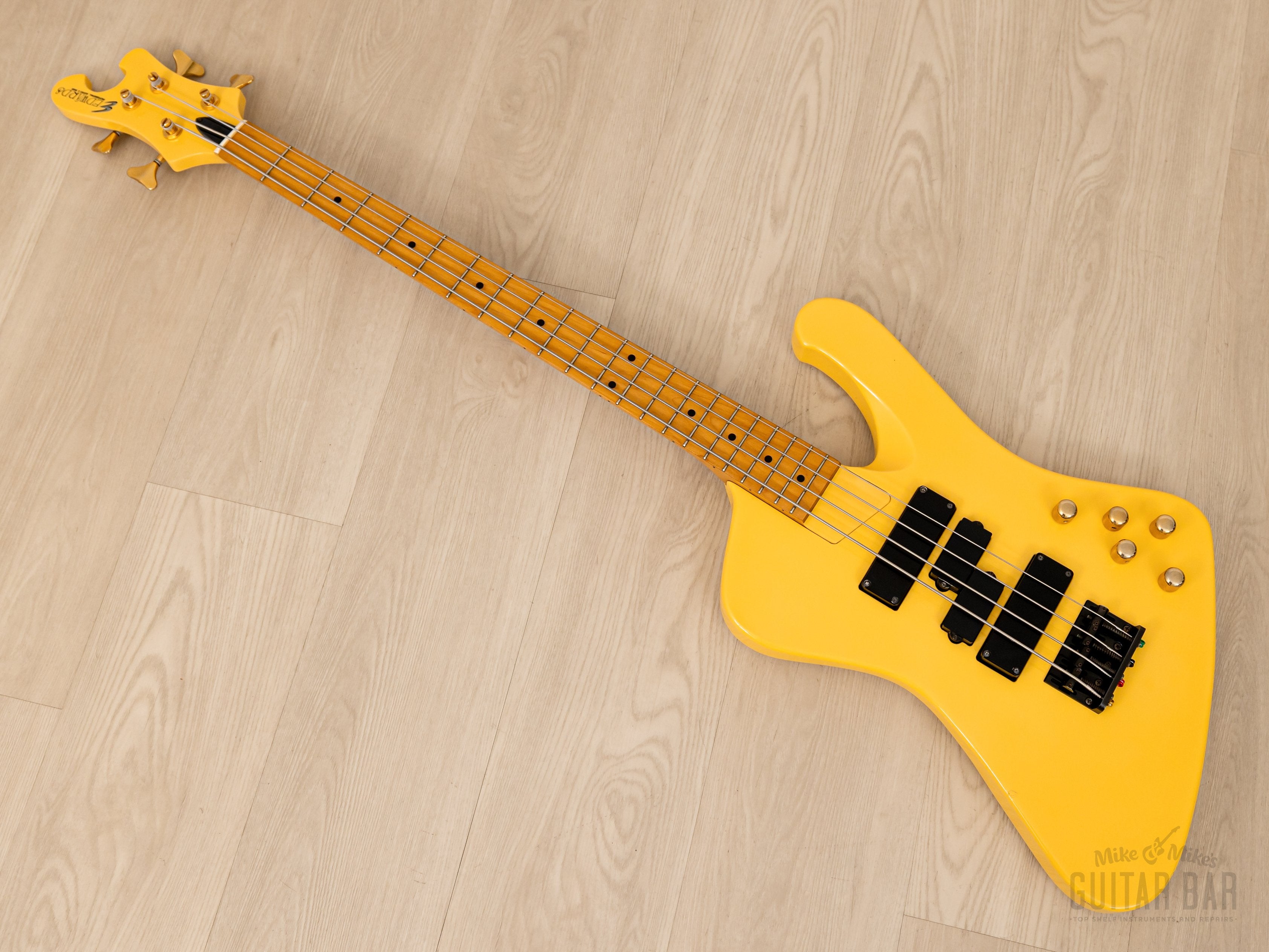 2010s ESP Edwards E-AC-90 Noisy Signature T-Bird Medium Scale Bass 
