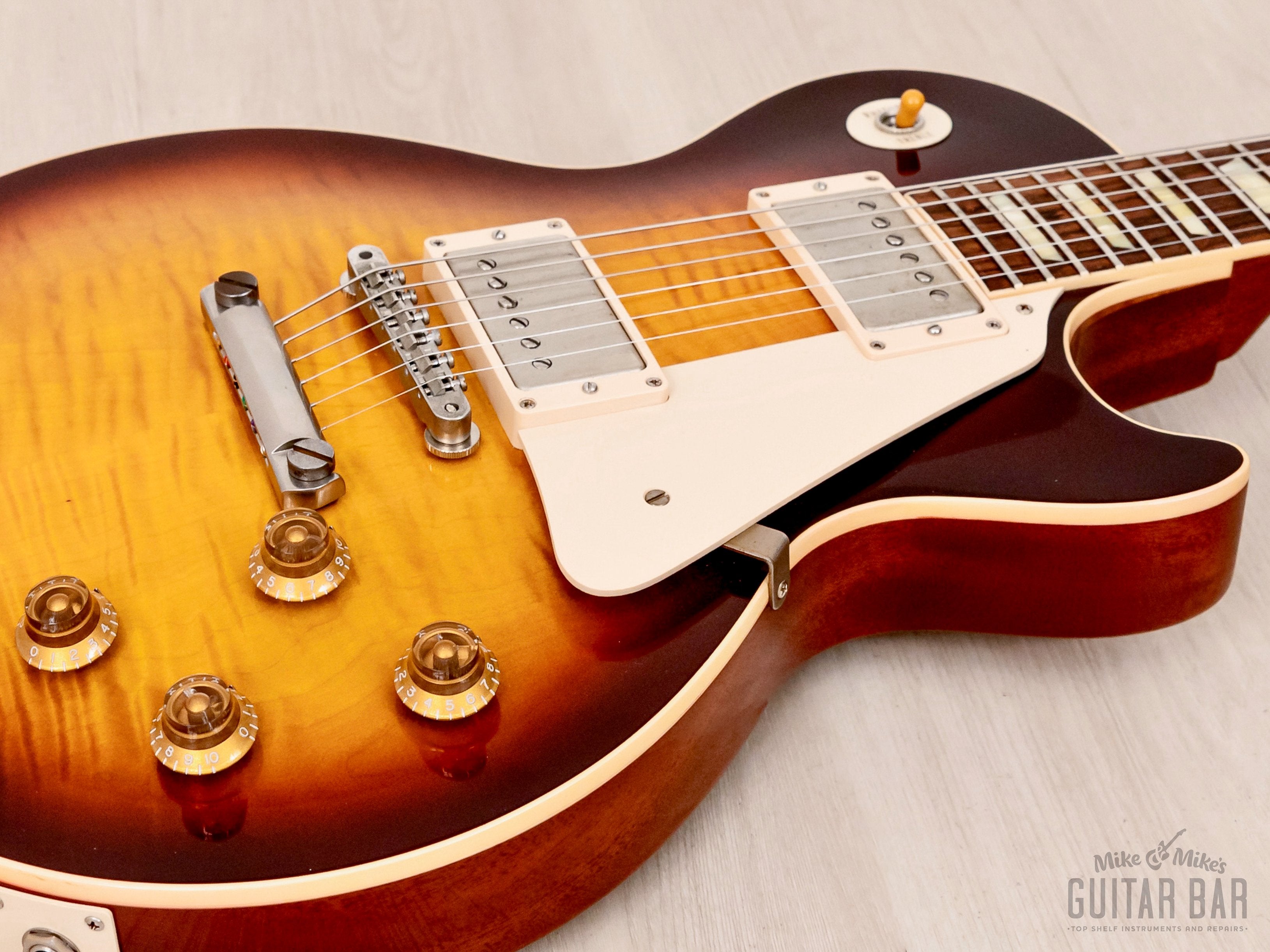 2013 Gibson Custom Shop Historic 1959 Les Paul Standard R9 Bourbon Burst w/ Case, COA, Tags