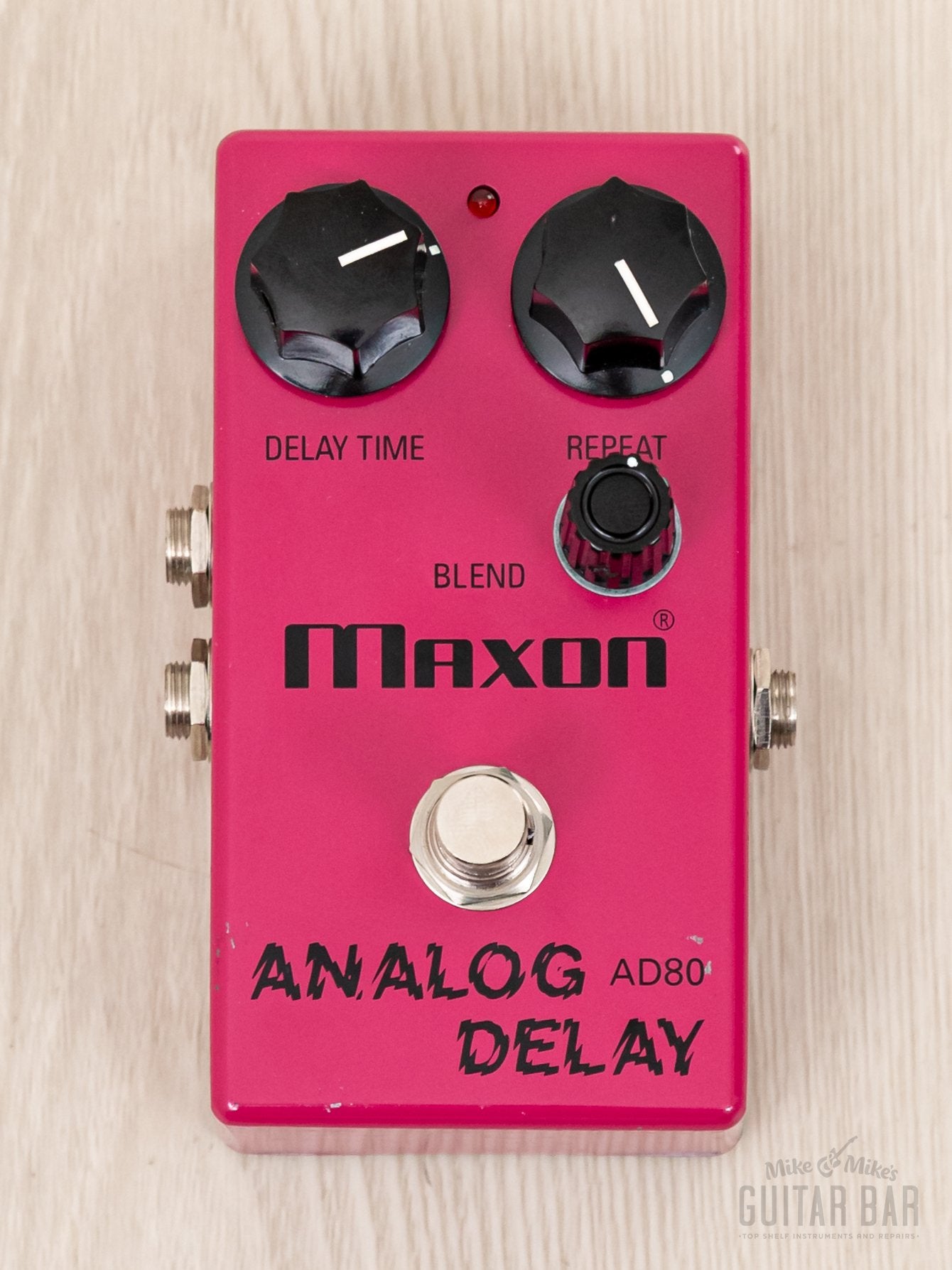 1990s Maxon AD80 Analog Delay Reissue Guitar Effects Pedal Japan, BBD MN3005 Chip