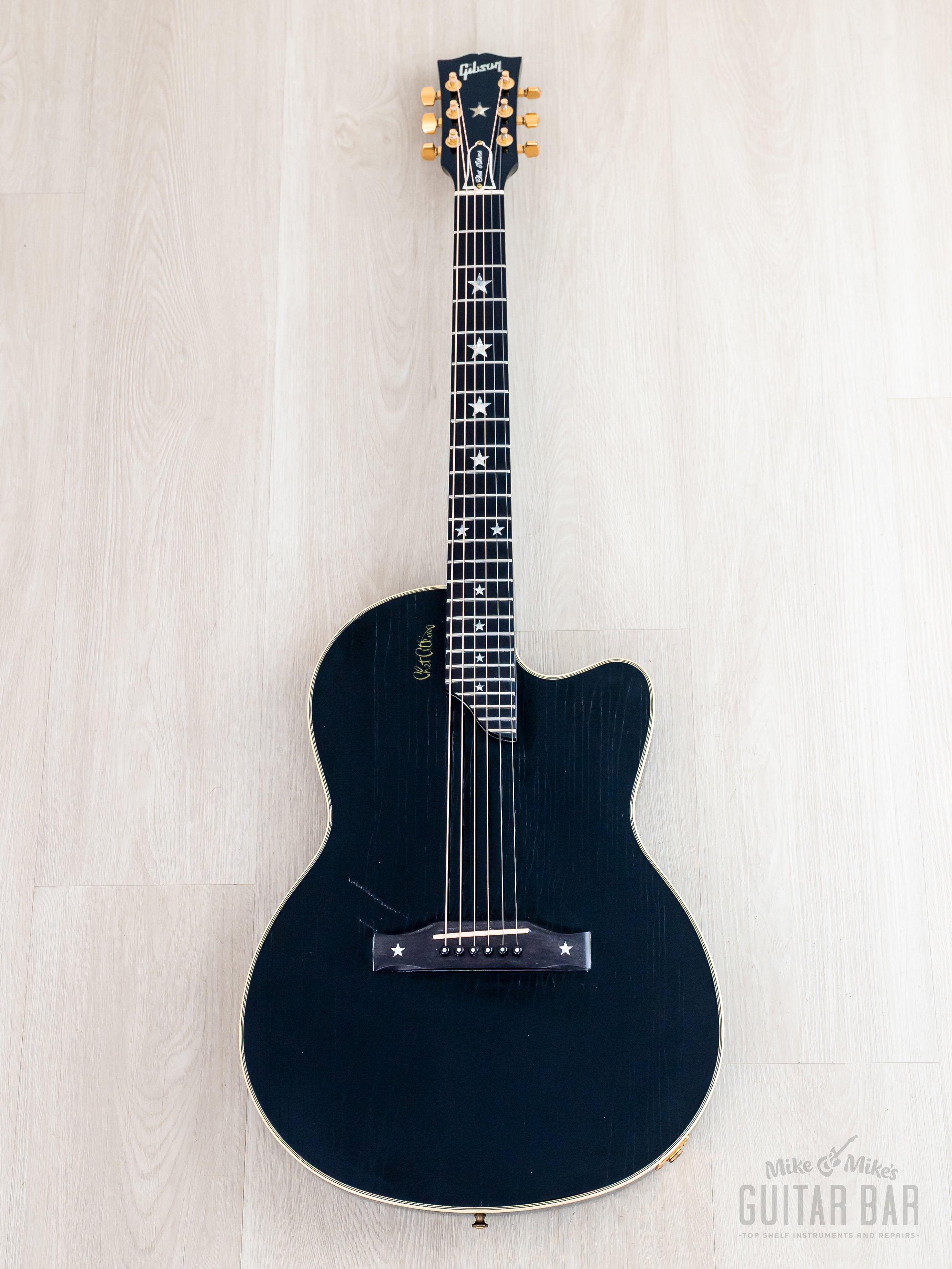 1997 Gibson Chet Atkins SST Ebony Acoustic Electric Steel String Guita