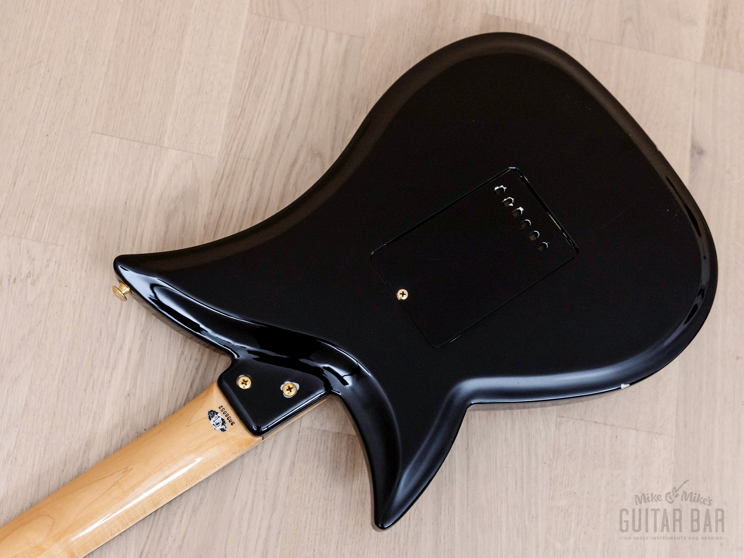 1980s Tokai Blazing Fire Talbo A-100D Vintage Aluminum Body Guitar HH Black, Japan