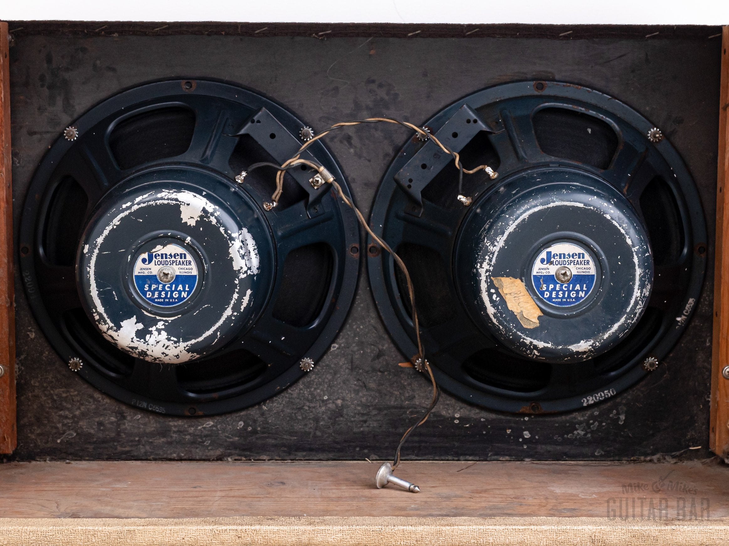 1960 Fender Twin Blonde Brown Panel Pre-CBS Tube Amp w/ 6G8 Circuit, Jensen P12N Speakers