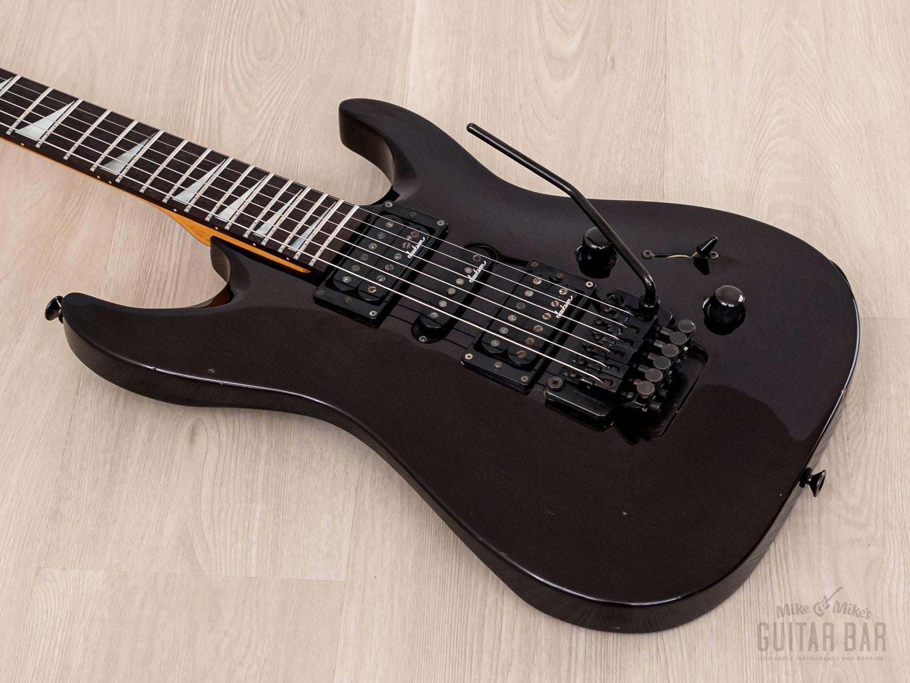 1990 Charvel by Jackson Dinky Arched-Top DKA-115-HSH See-Through Brown w/ Floyd Rose