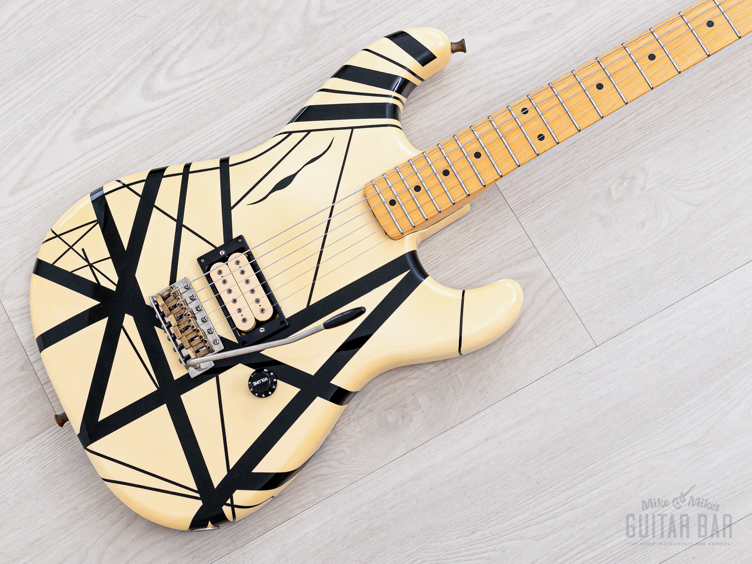 ESP Custom Shop “Kohji” Superstrat Striped EVH-Style Eruption w/ DiMar