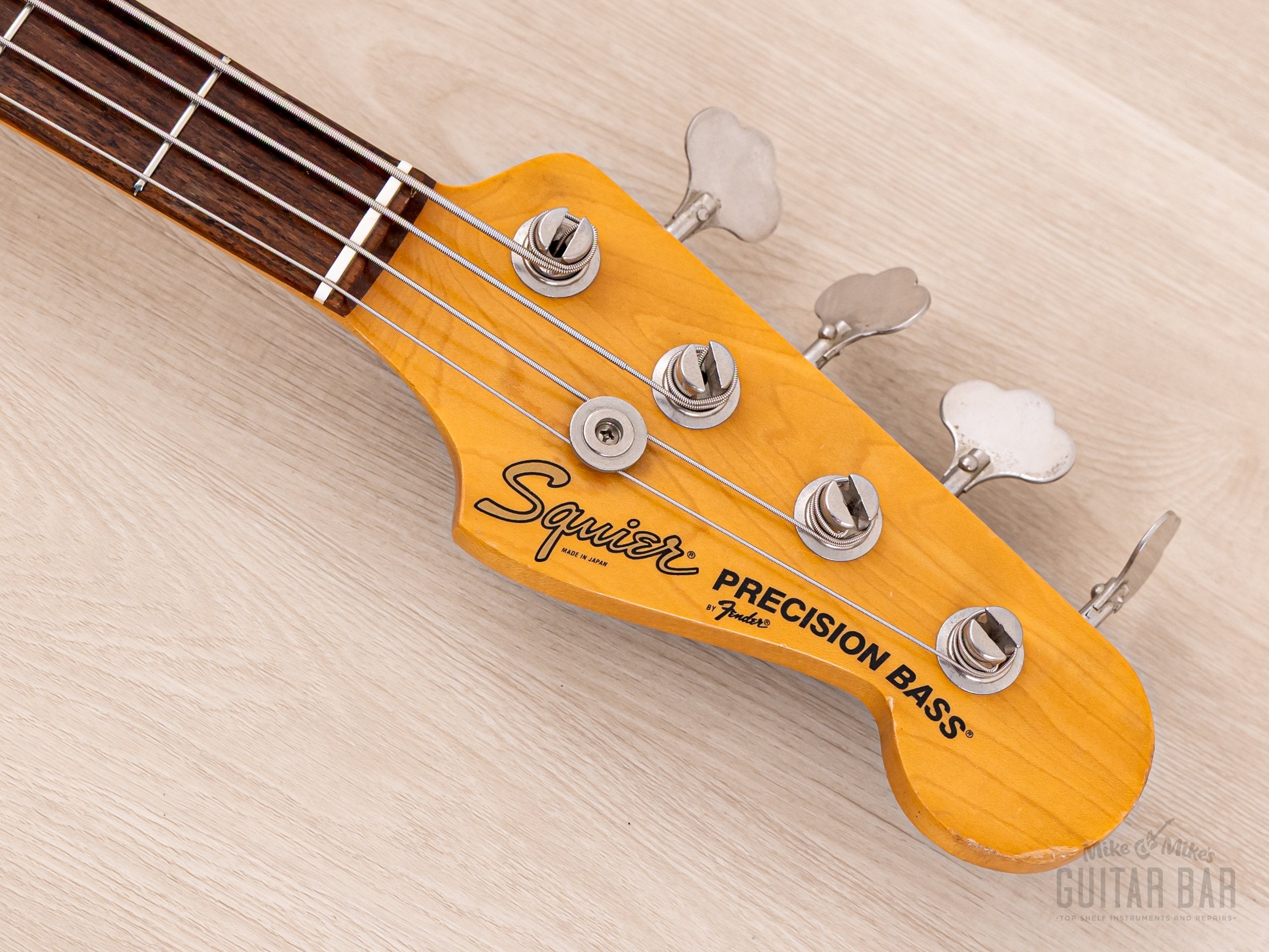 1983 Squier by Fender JV Precision Bass '62 Vintage Reissue SPB-50 Black w/ Case, Japan MIJ Fujigen