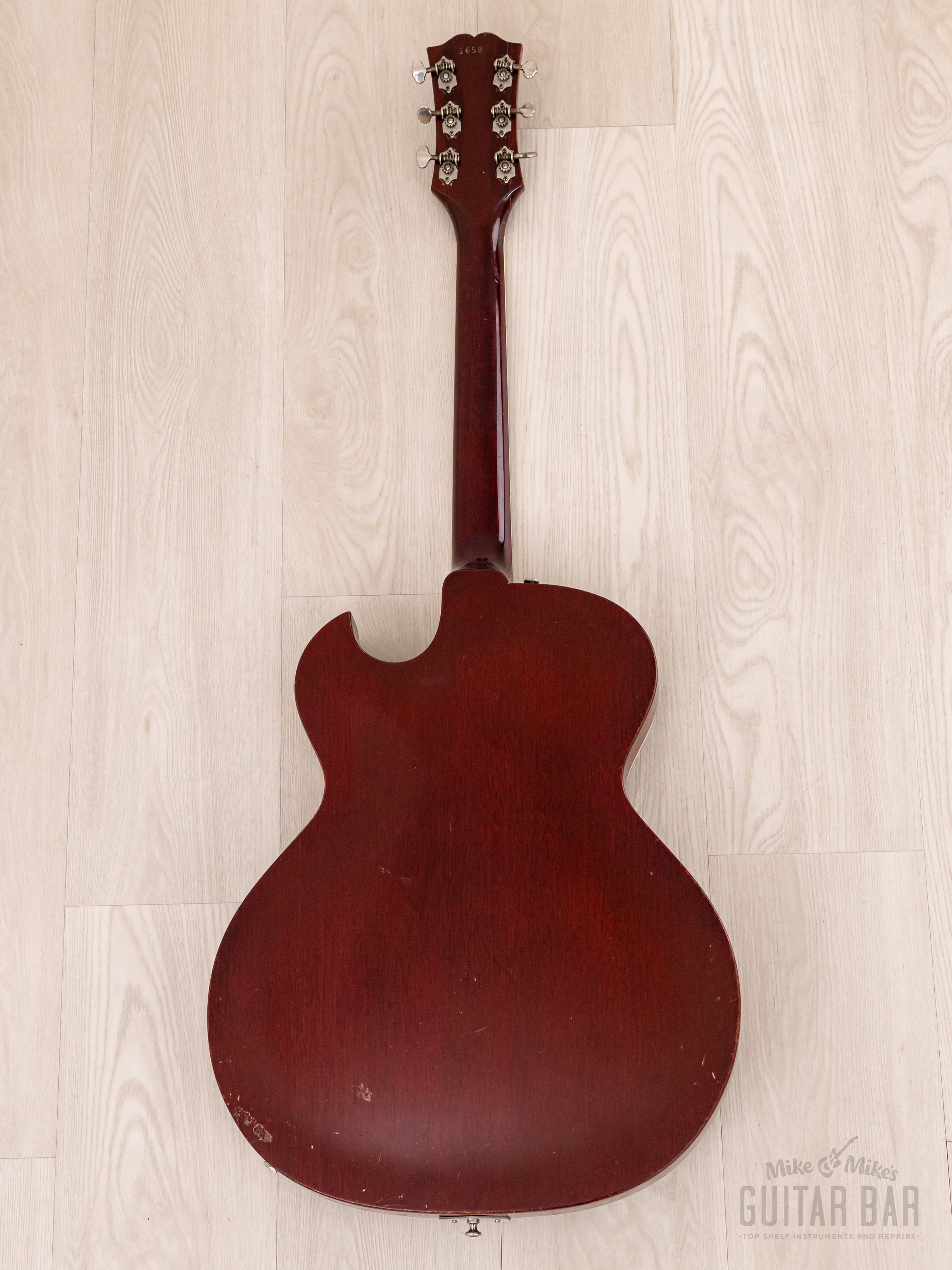 1961 Guild Starfire I Vintage Hollowbody Electric Guitar Cherry Red w/ DeArmond DynaSonic, Case