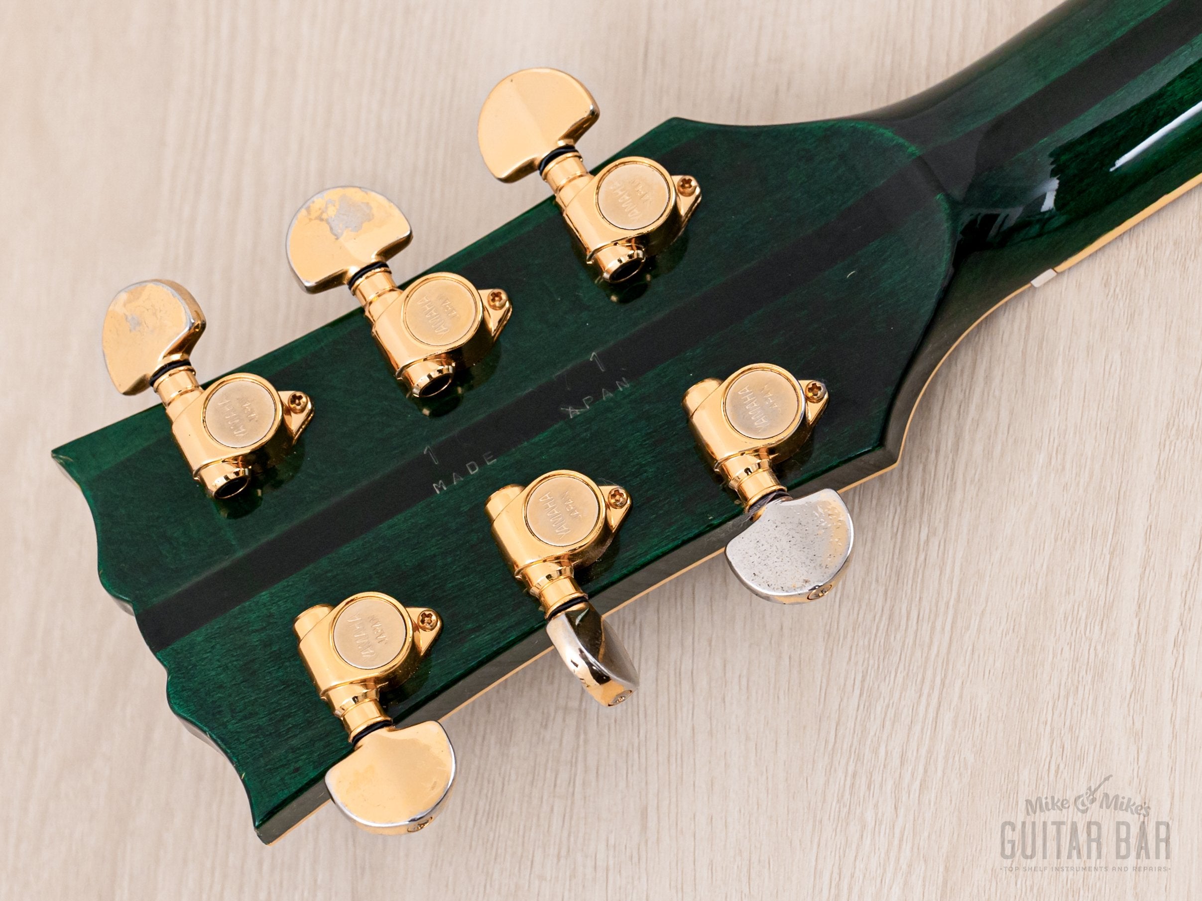 1982 Yamaha SG1500 Vintage Neck Through Guitar Jade Green