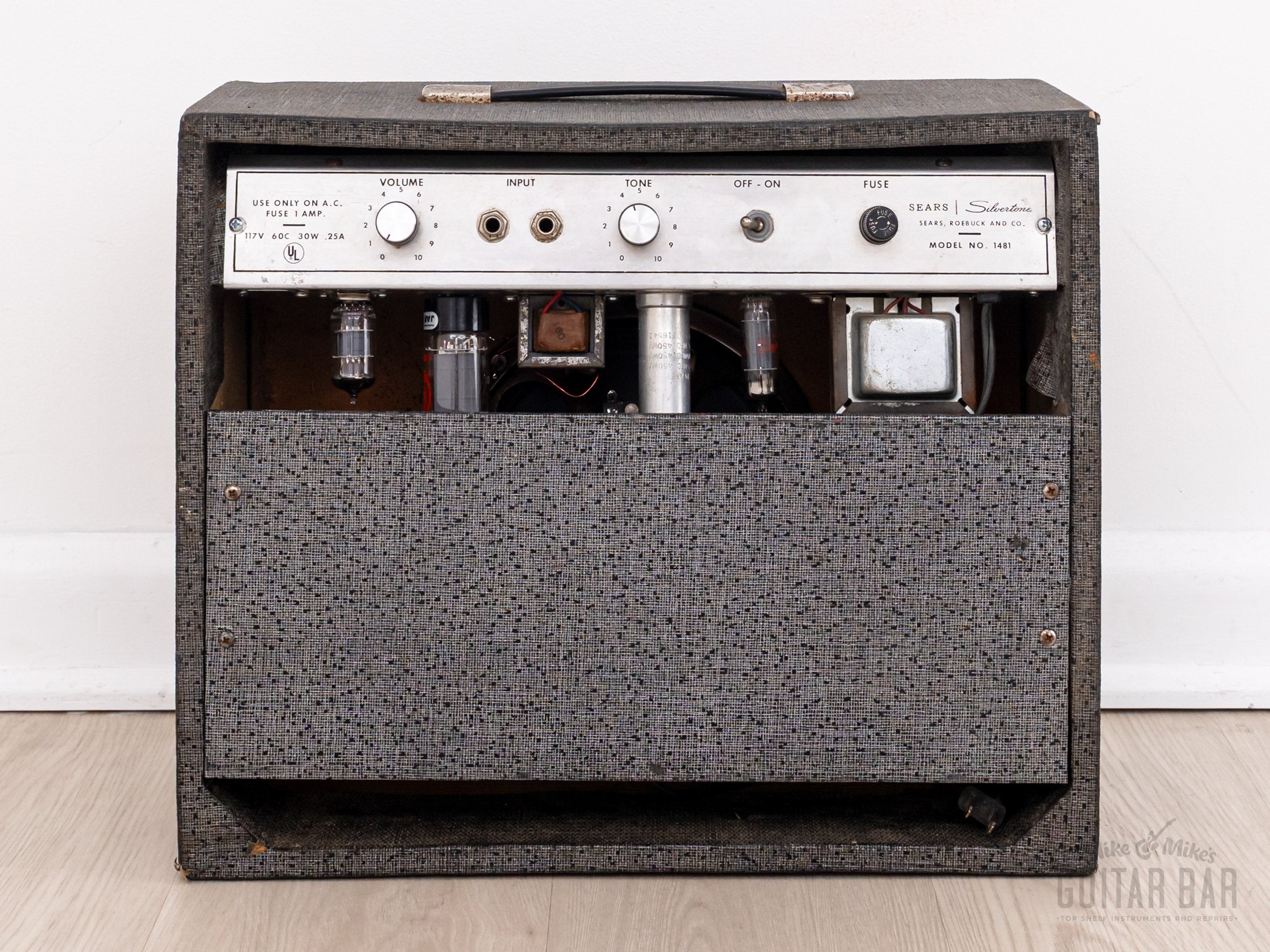 1965 Silvertone 1481 Vintage Tube Amp Class A 1x8, Serviced