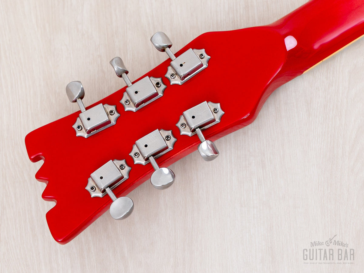 Mosrite 40th Anniversary headstock back with Kluson tuners