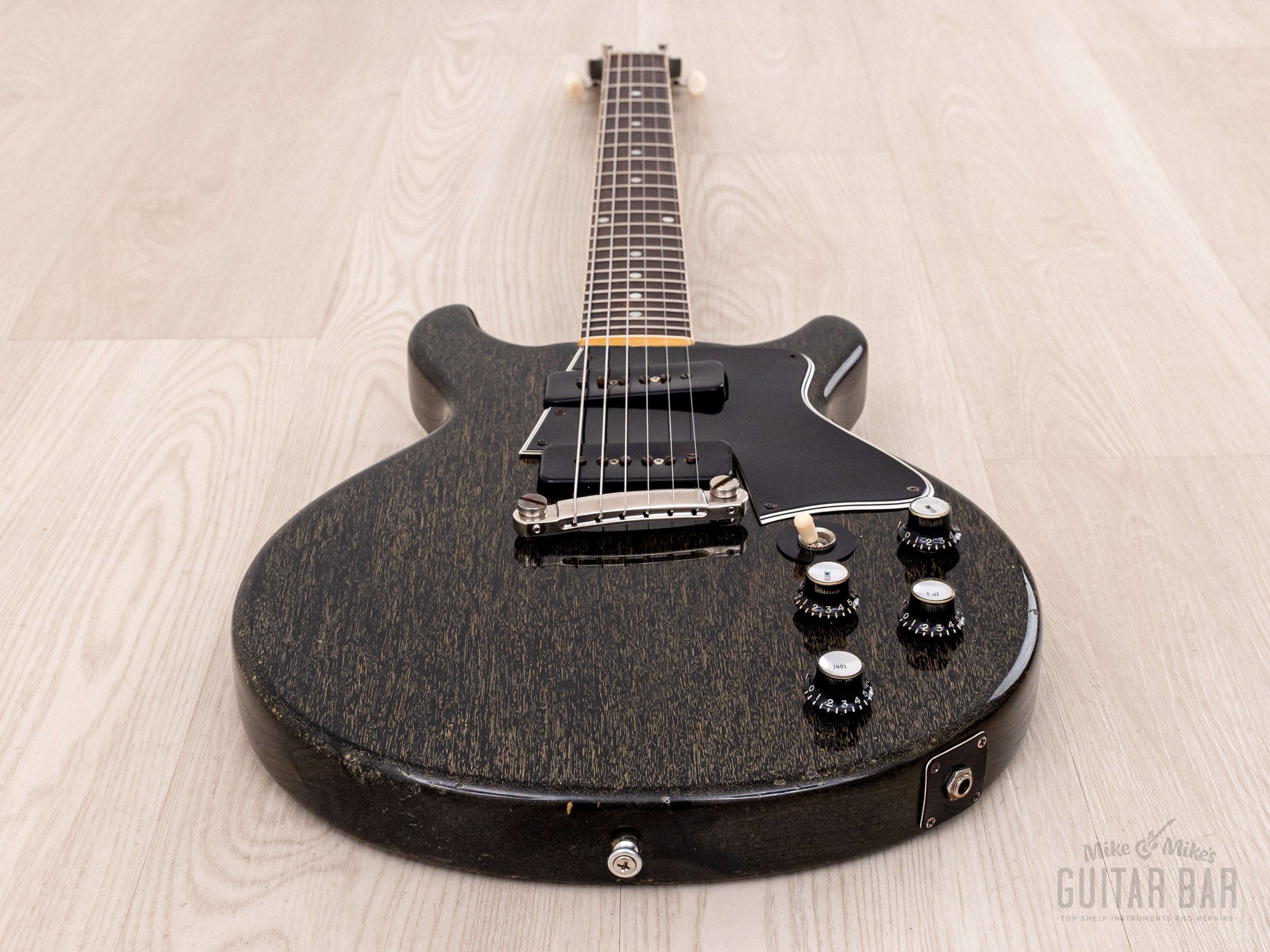 1961 Gibson Les Paul Special Double Cut Vintage Guitar Silver Fox (Dog