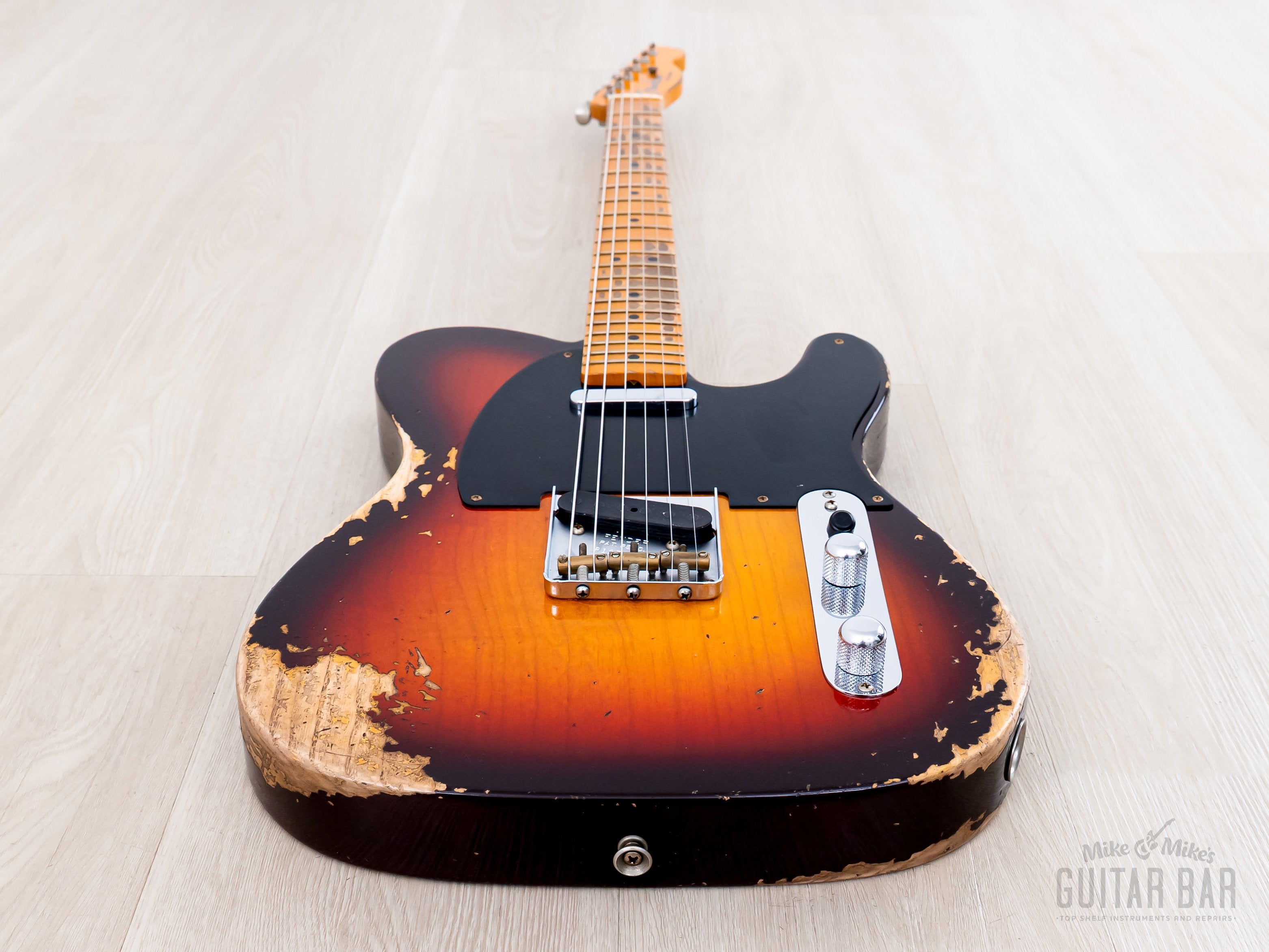 Fender Custom Shop 1952 Telecaster Heavy Relic Big U Neck Sunburst w/
