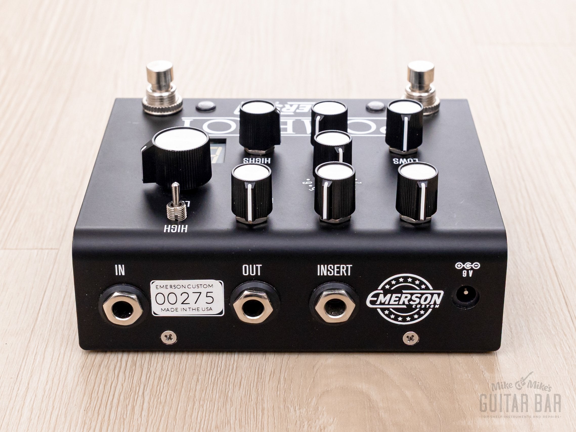 Emerson Custom Pomeroy Boost + Overdrive + Distortion Guitar Effects Pedal w/ Box & Paperwork