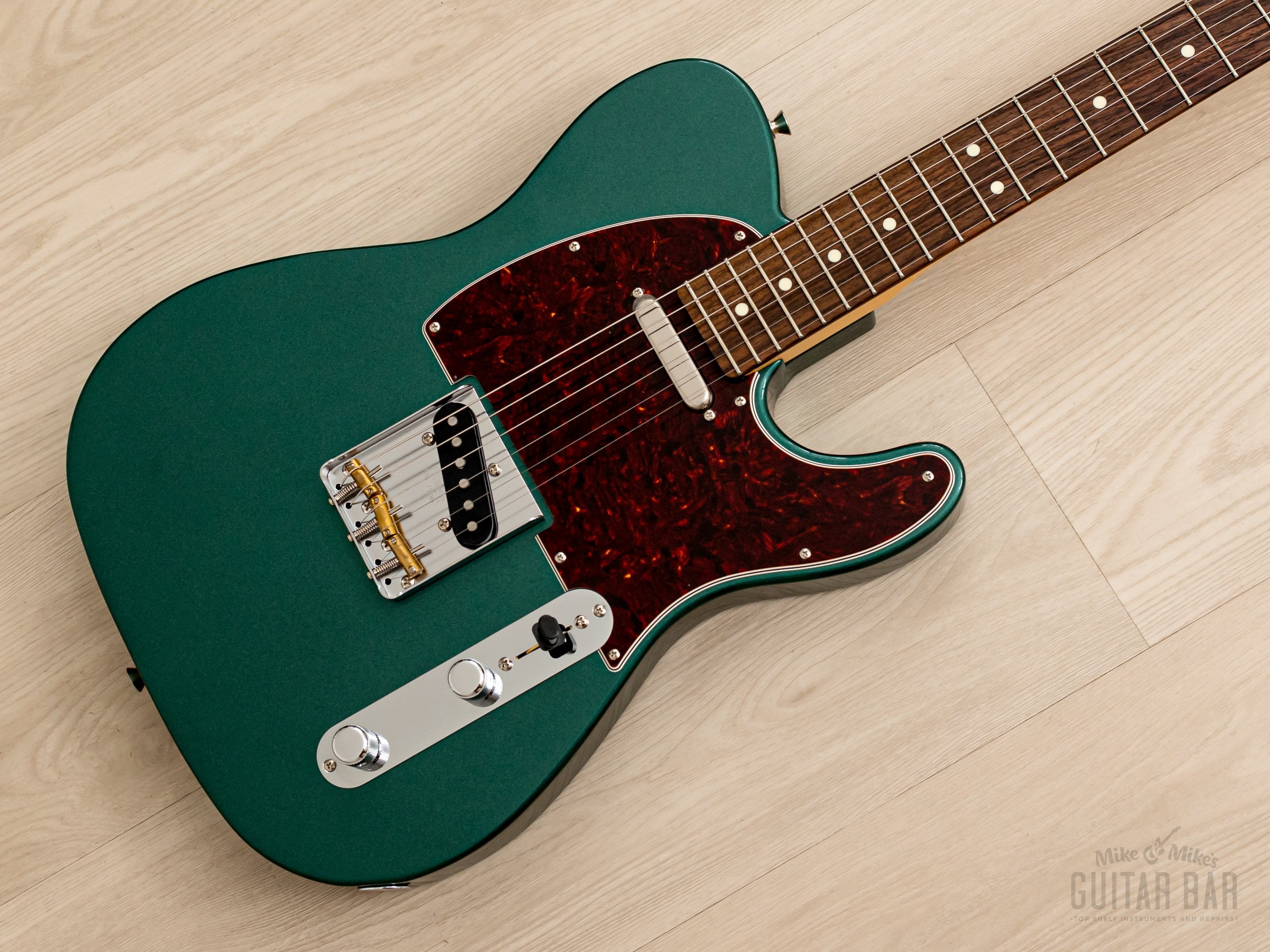 2023 Fender Hybrid II Telecaster FSR Sherwood Green w/ Headstock,  Near-Mint, Japan MIJ