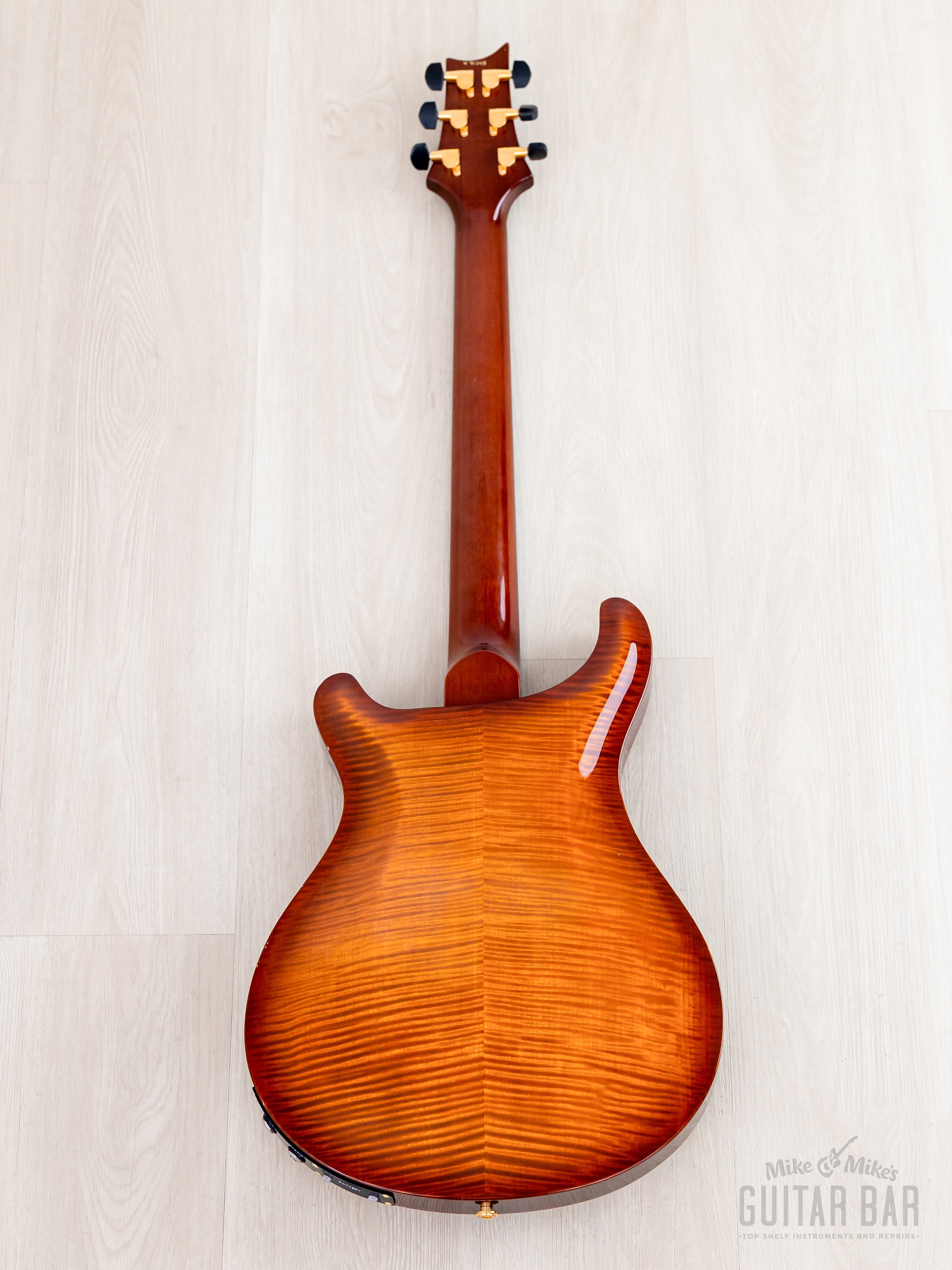 2004 Paul Reed Smith Hollowbody II Piezo Artist Package Violin Amber B