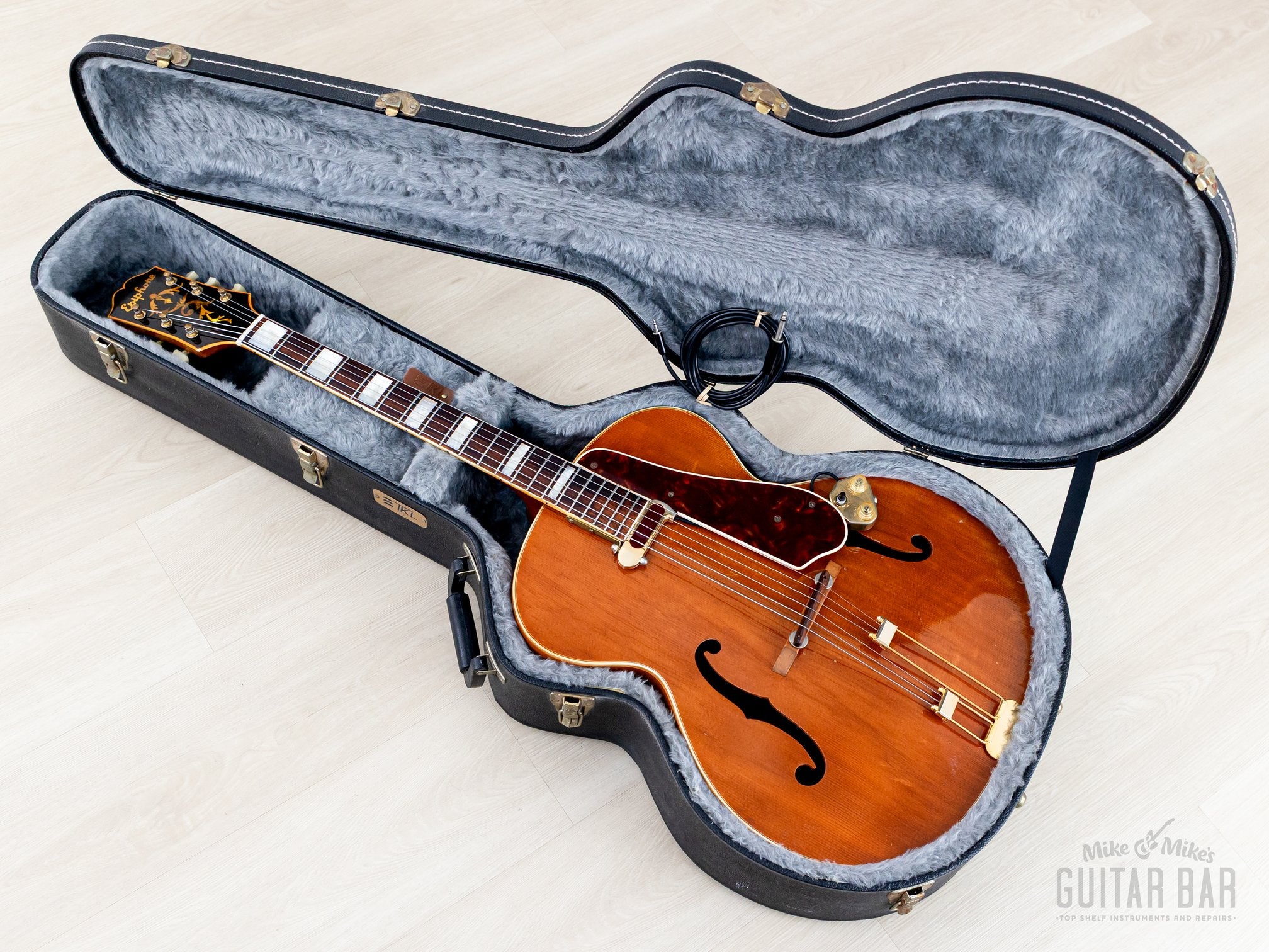 1949 Epiphone Broadway Vintage Archtop Guitar Blonde w/ DeArmond Rythm