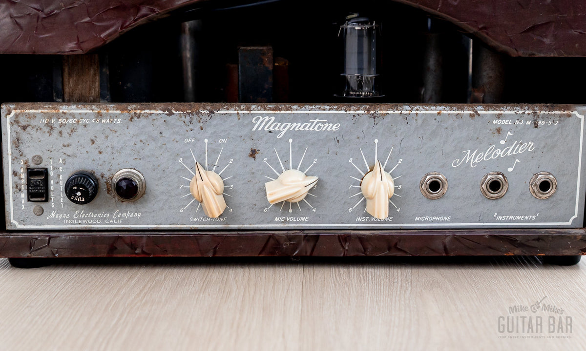 Magnatone Melodier Deluxe control panel