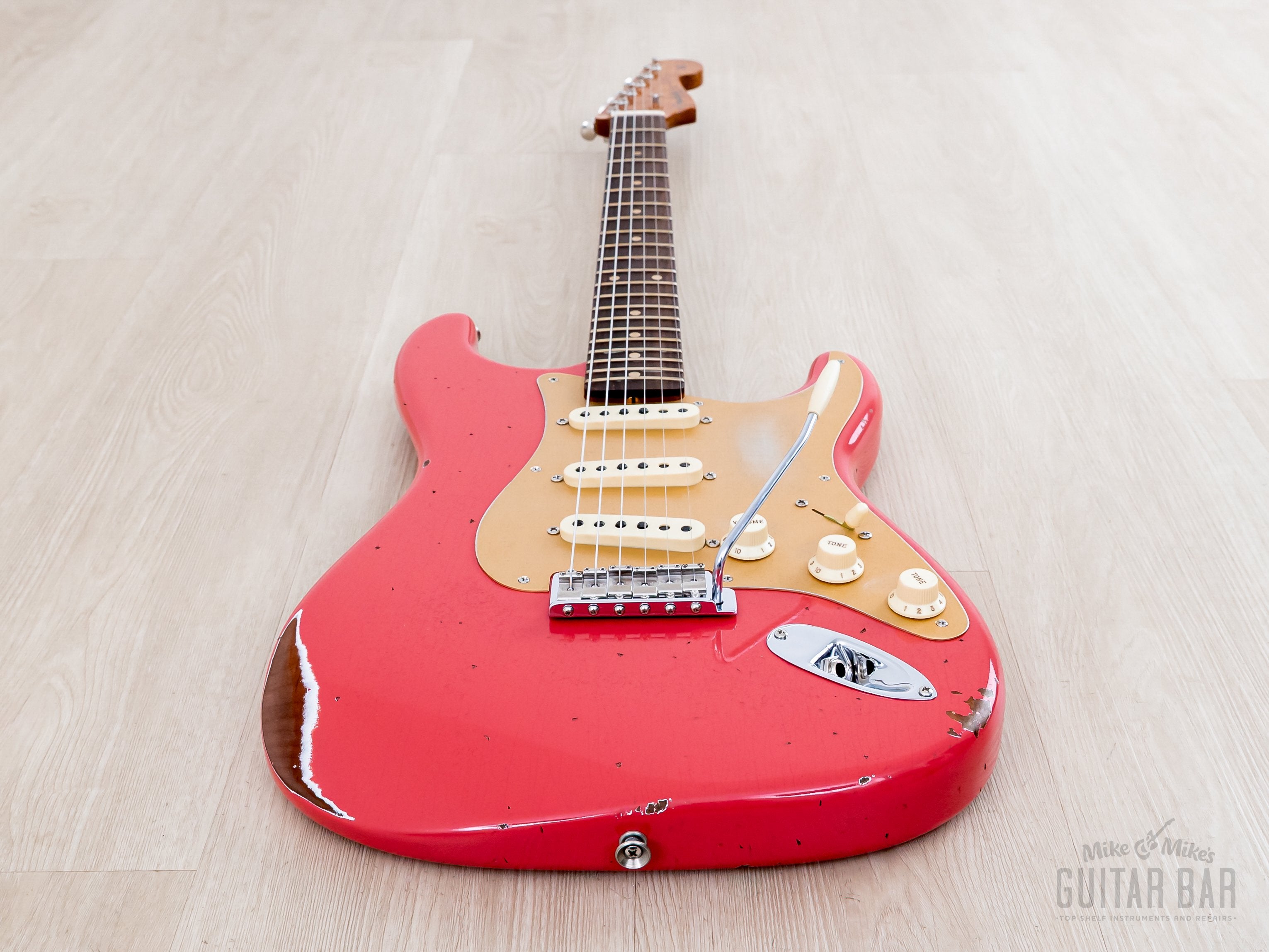 【GTS】Fender Custom Shop 1960 Fender Custom Shop 1960 Stratocaster Roasted Relic Faded Fiesta Red w/