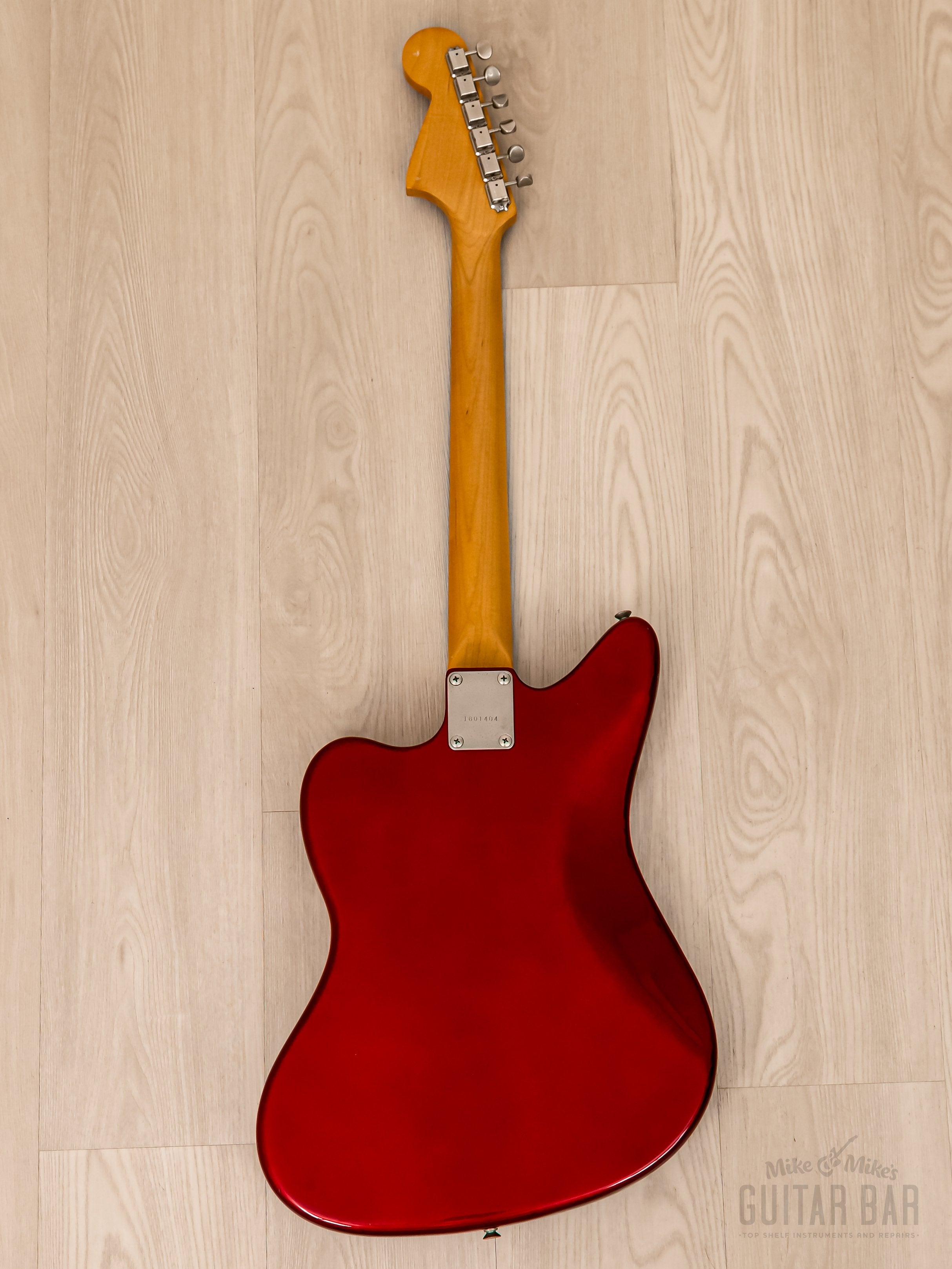 1980 Greco Super Real JG700 Jaguar Vintage Guitar Candy Apple Red Ash, Pre-JV Japan Fujigen