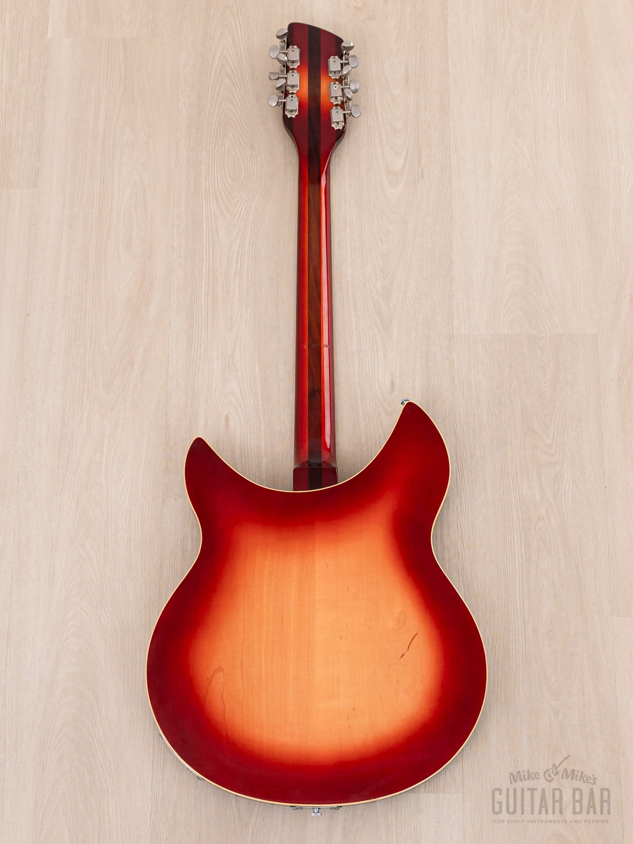1990 Rickenbacker 360/12V64 12-String Vintage Reissue Fireglo w/ Toasters, Case & Hangtags