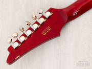 Ibanez DT400 headstock back, cherry finish