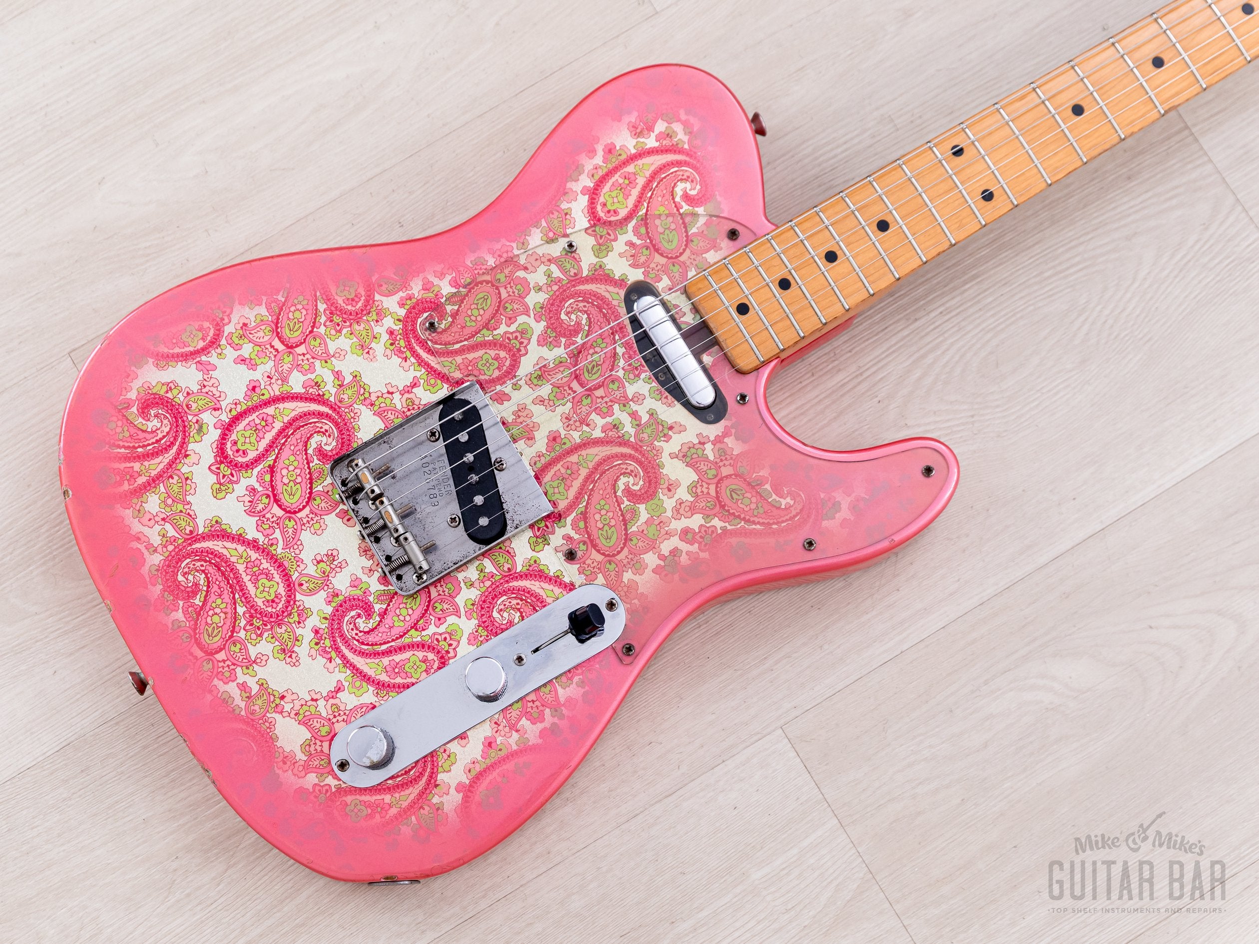 1986 Fender Pink Paisley Telecaster '69 Vintage Reissue TL69-75, 100%