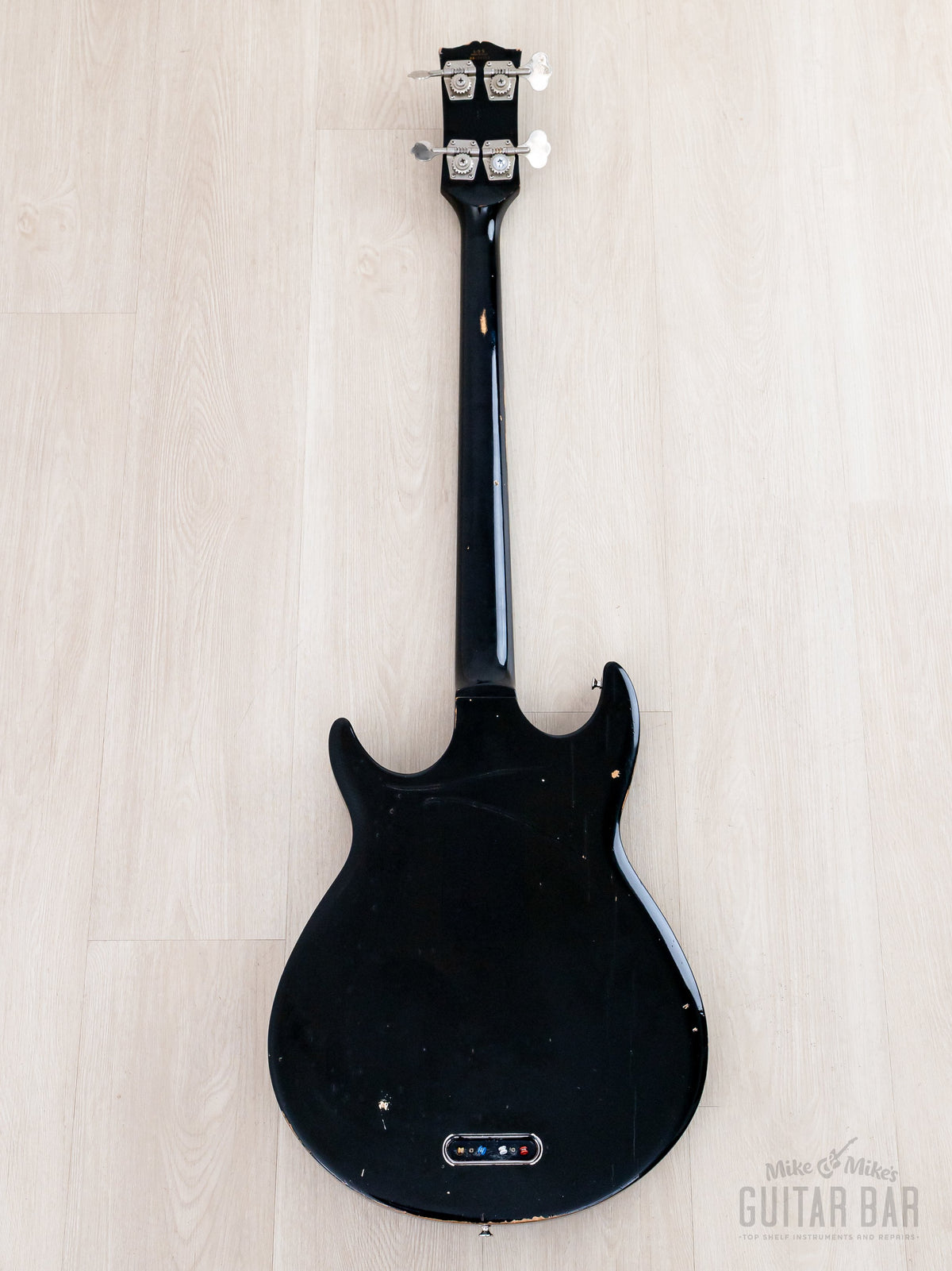 1976 Gibson Ripper fretless bass, full back view