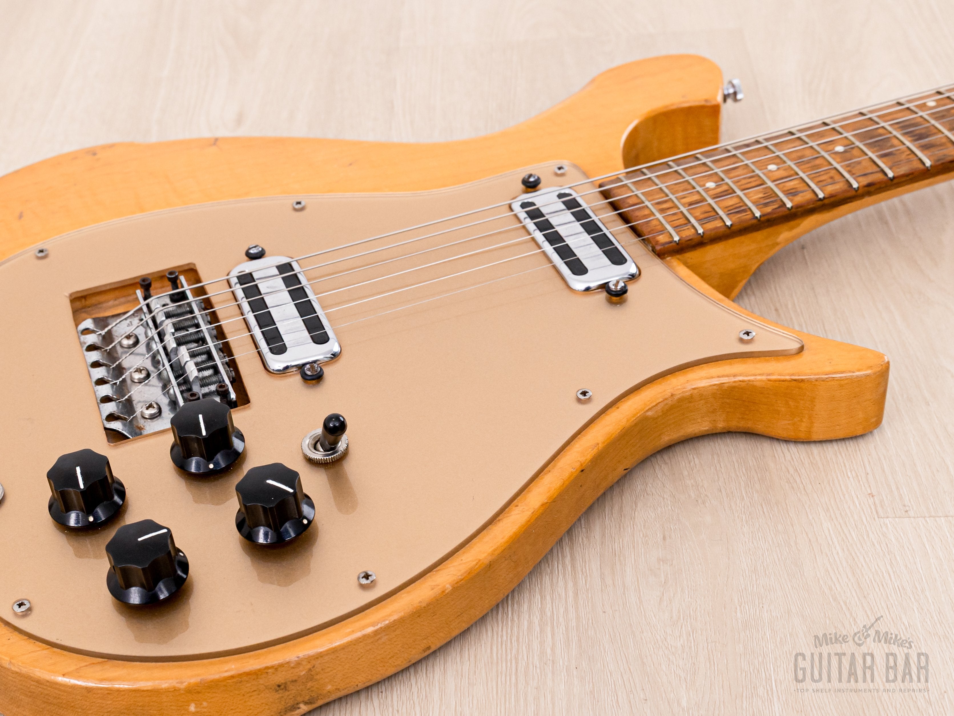 1961 Rickenbacker 450 Combo Vintage Electric Guitar Mapleglo w/ Toaster Top Pickups, Case