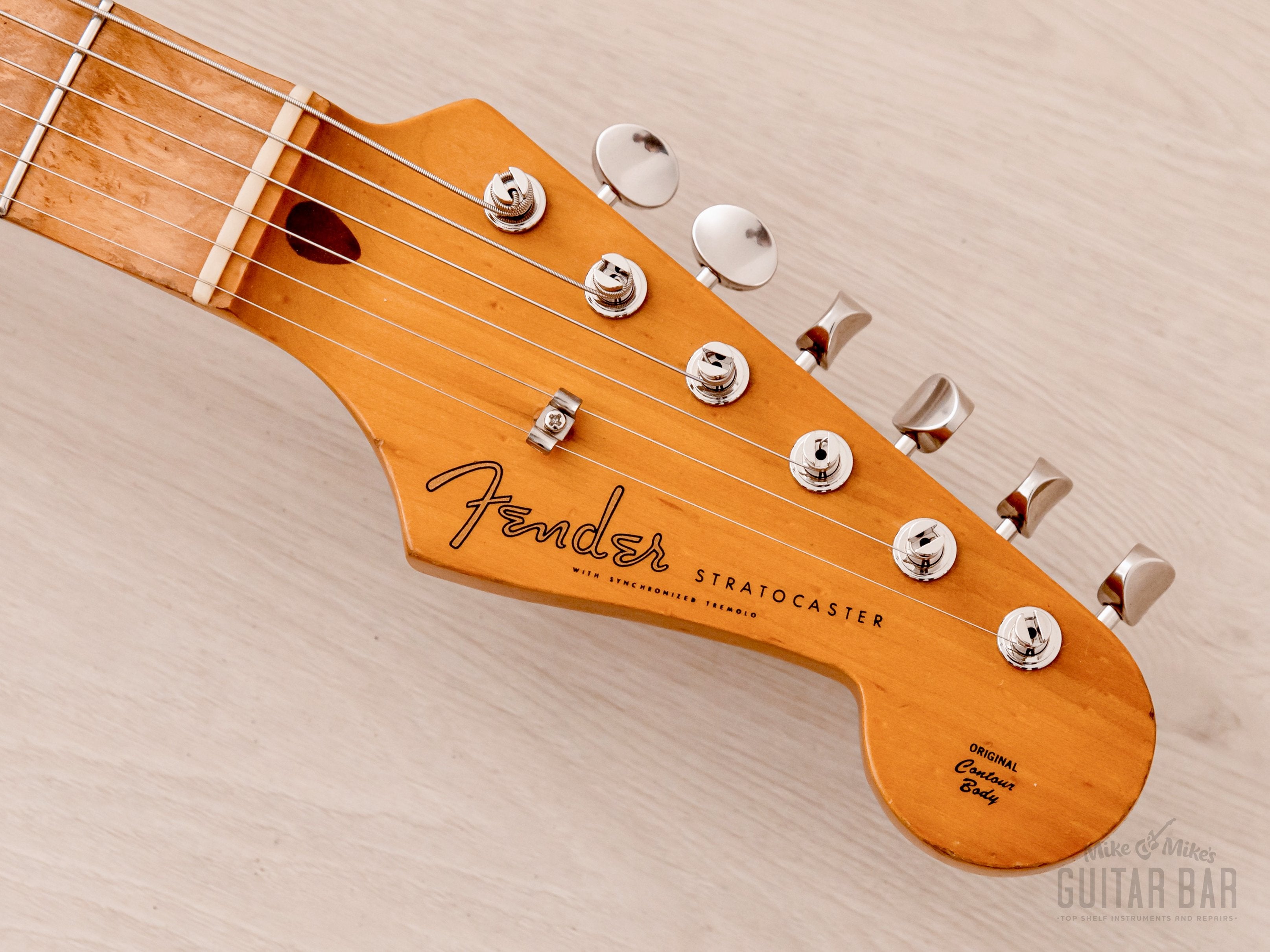 1990 Fender Order Made Stratocaster Scalloped Fretboard, Candy Apple Red w/ Seymour Duncan Hot Rails, Japan MIJ Fujigen