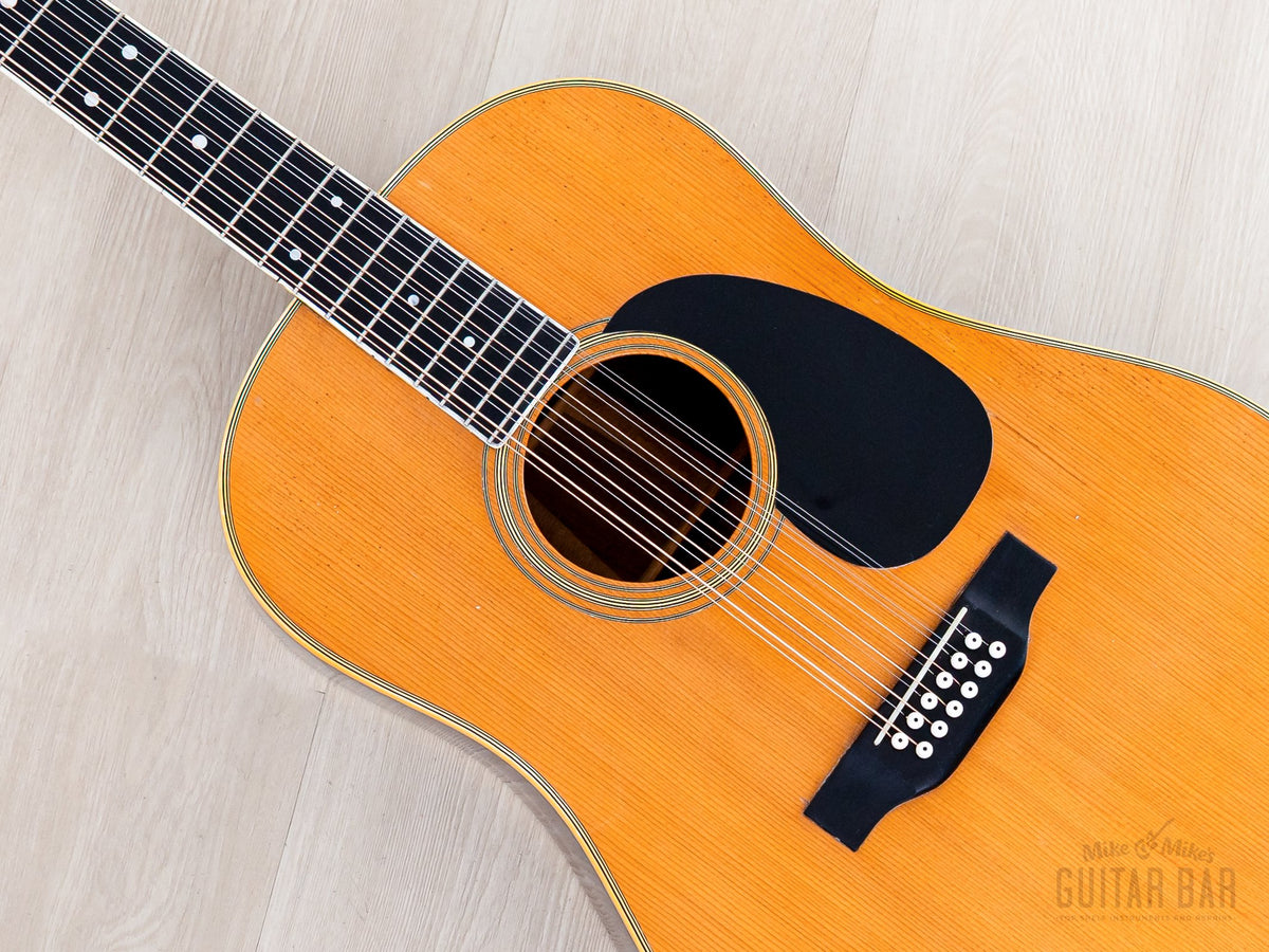 1968 Martin D12-35 12-string - upper body angle