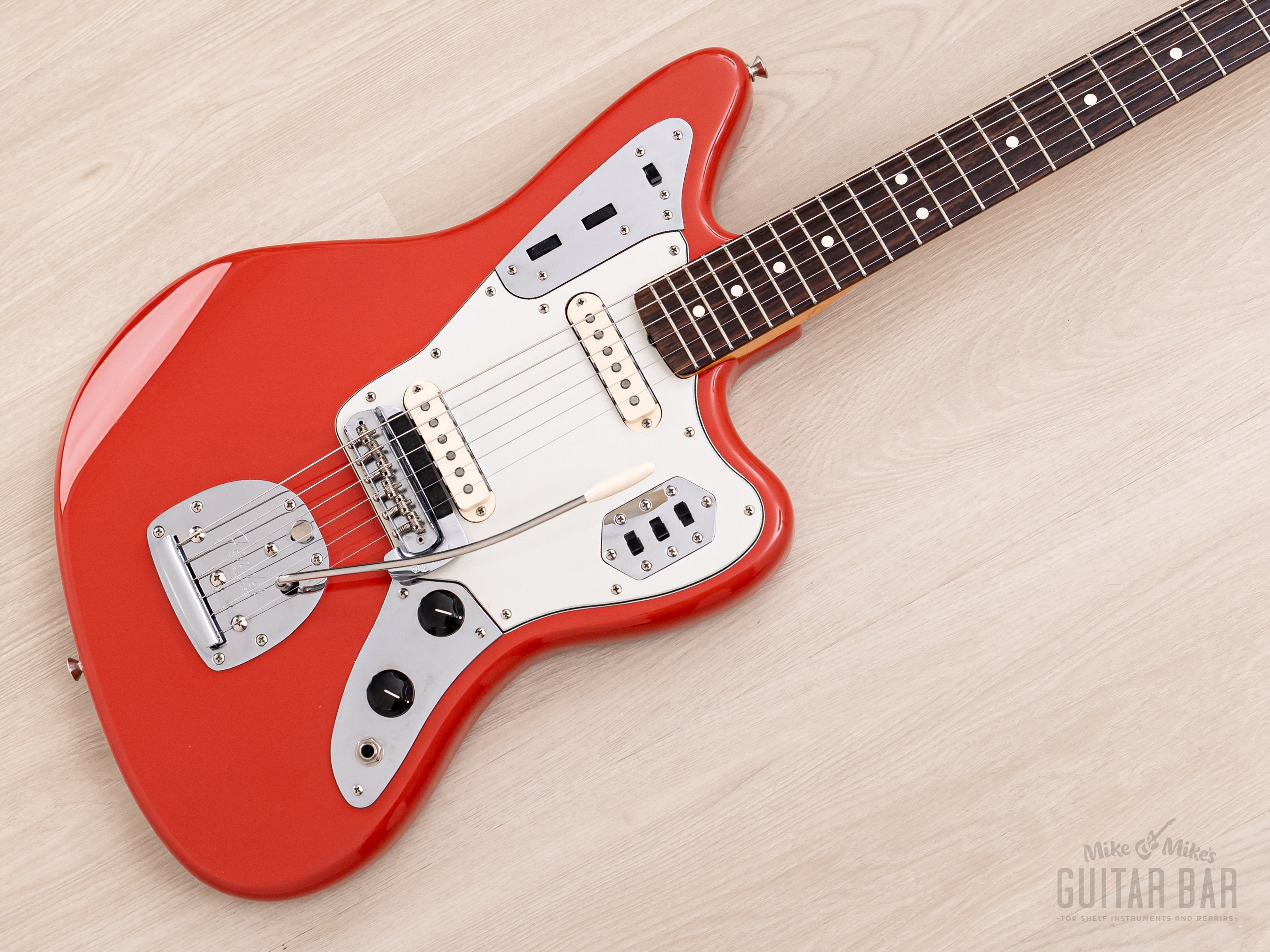 1999 Fender American Vintage '62 Jaguar Fiesta Red, 100% Original & Near-Mint w/ Case, Hangtags (1st Year Model)