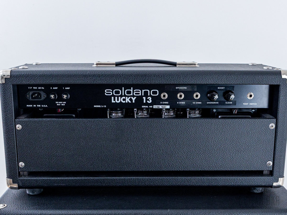 Soldano Lucky 13 head rear panel