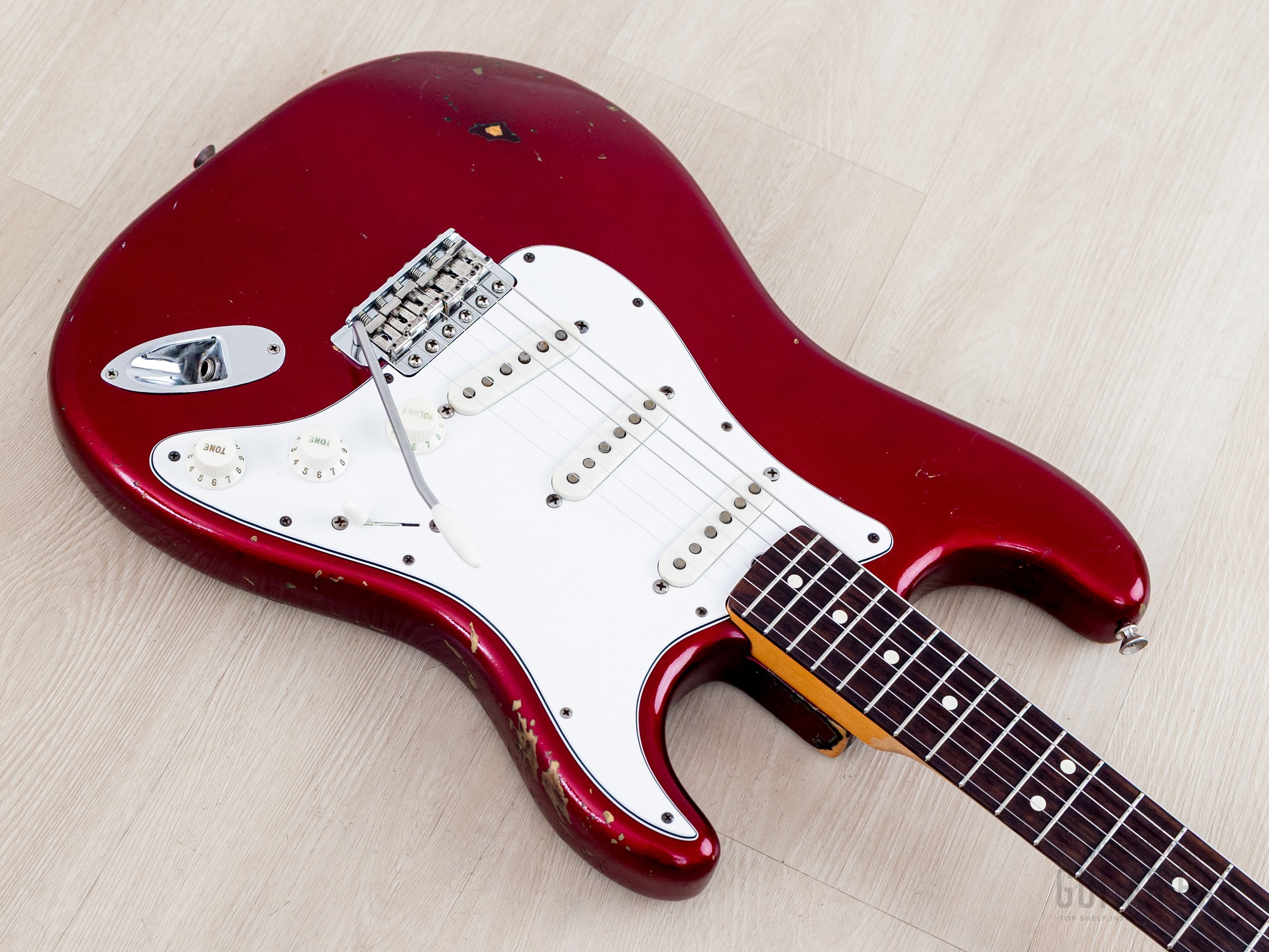 1983 Fender Fullerton American Vintage '62 Stratocaster Candy Apple Re