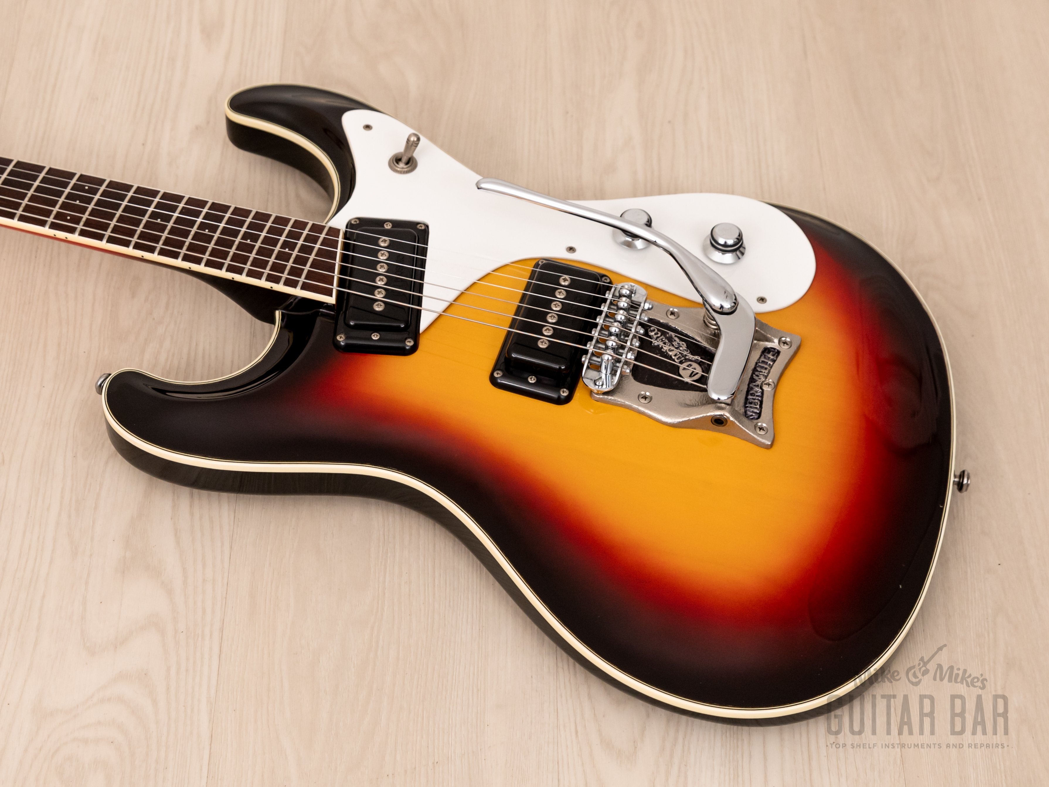 2006 Mosrite Super Custom '63 Sidejack Ventures Model Sunburst, Set Neck w/ Vibramute, Kurokumo Japan